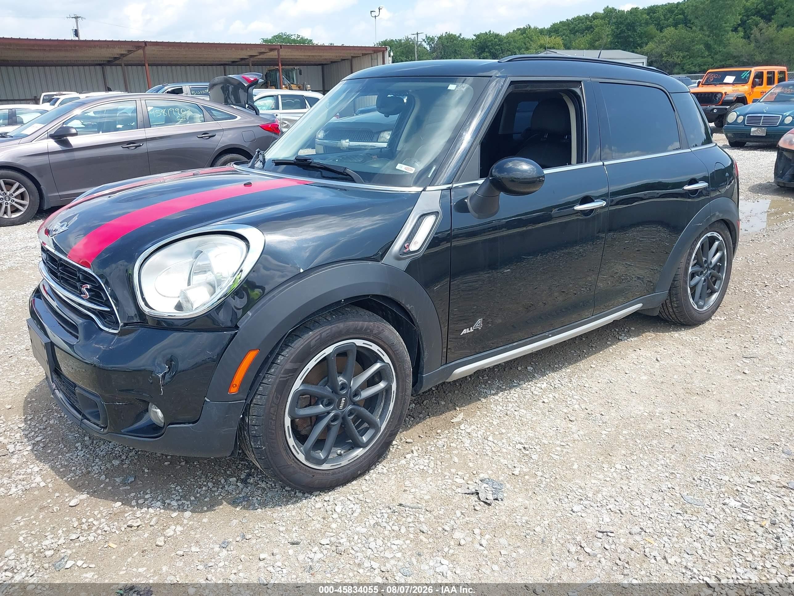 2015 Mini Countryman Cooper S Black vin: WMWZC5C57FWP47150