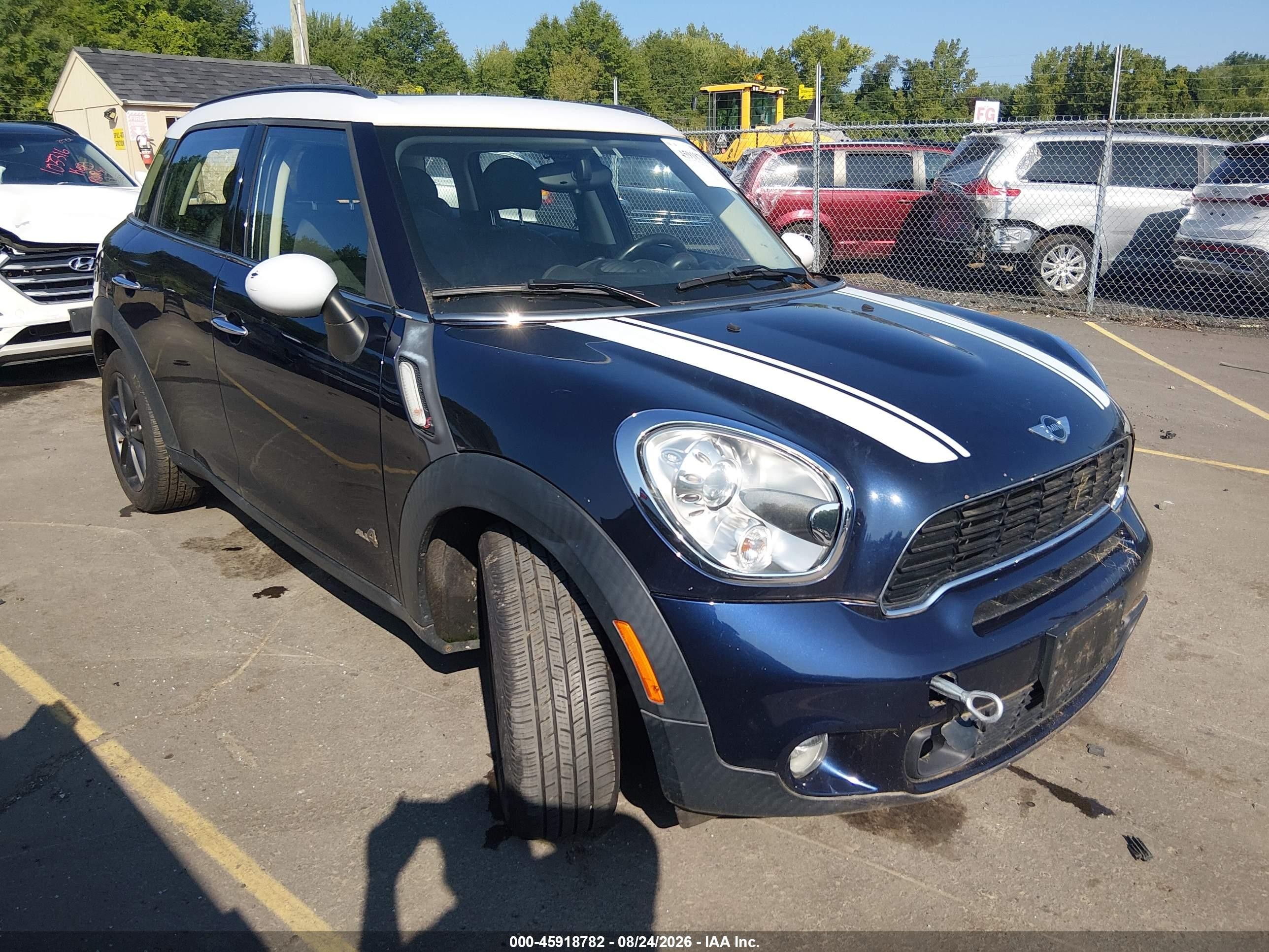 2011 Mini Cooper S Countryman   Dark Blue vin: WMWZC5C58BWL54638