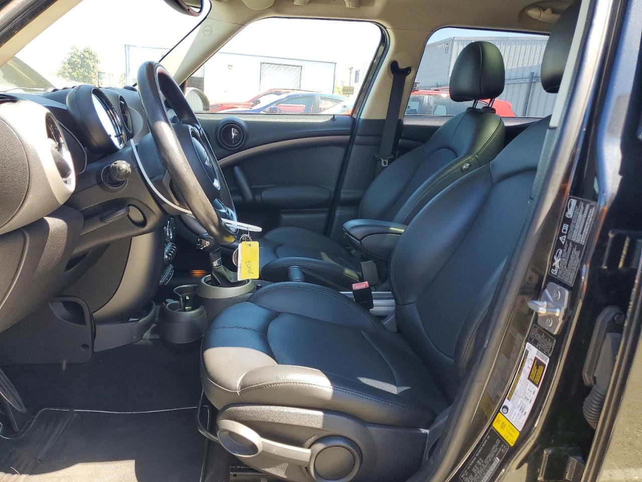 2012 Mini Cooper S Countryman Black vin: WMWZC5C58CWL56326