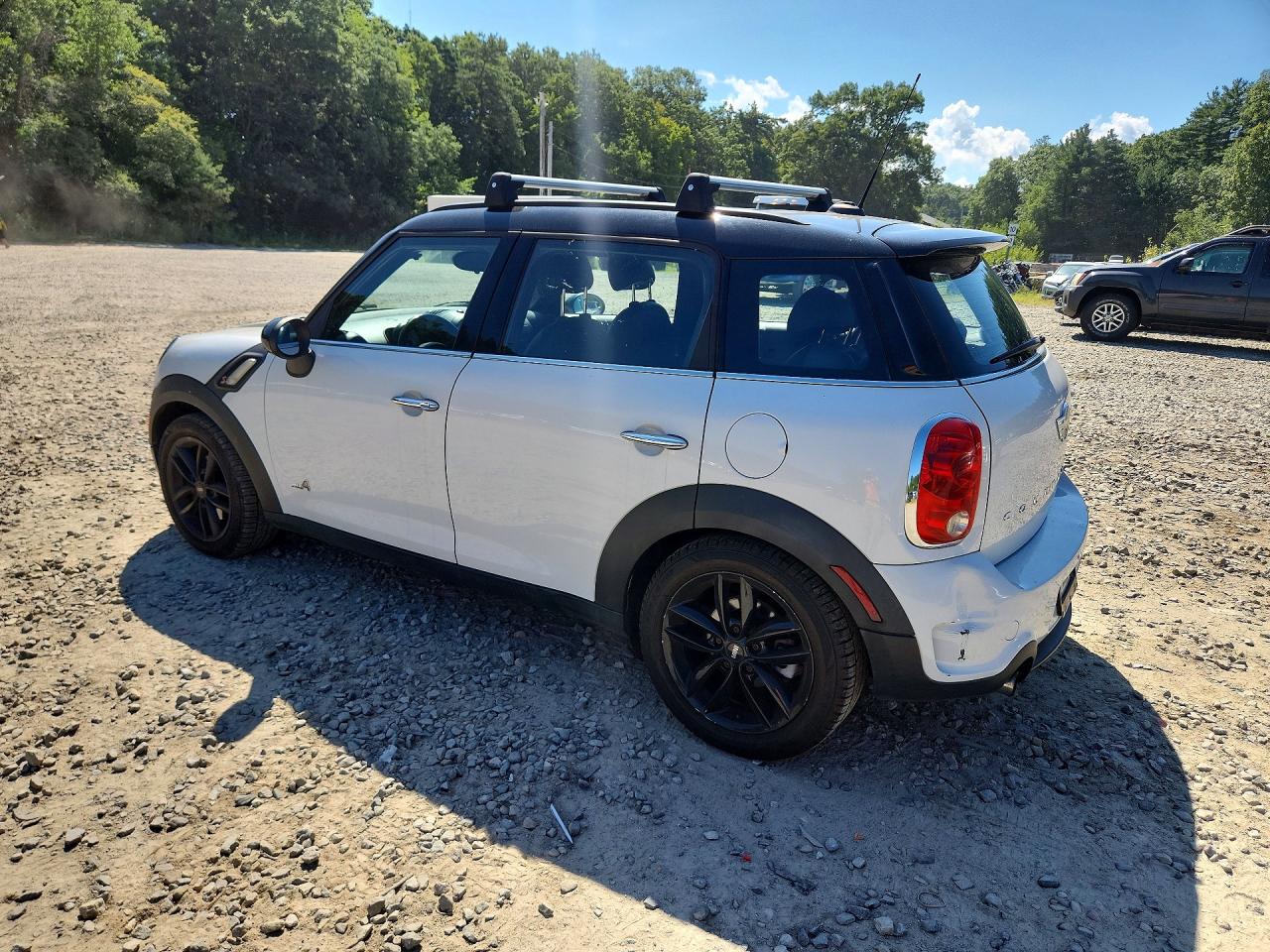 2013 Mini Cooper S Countryman White vin: WMWZC5C58DWP33738