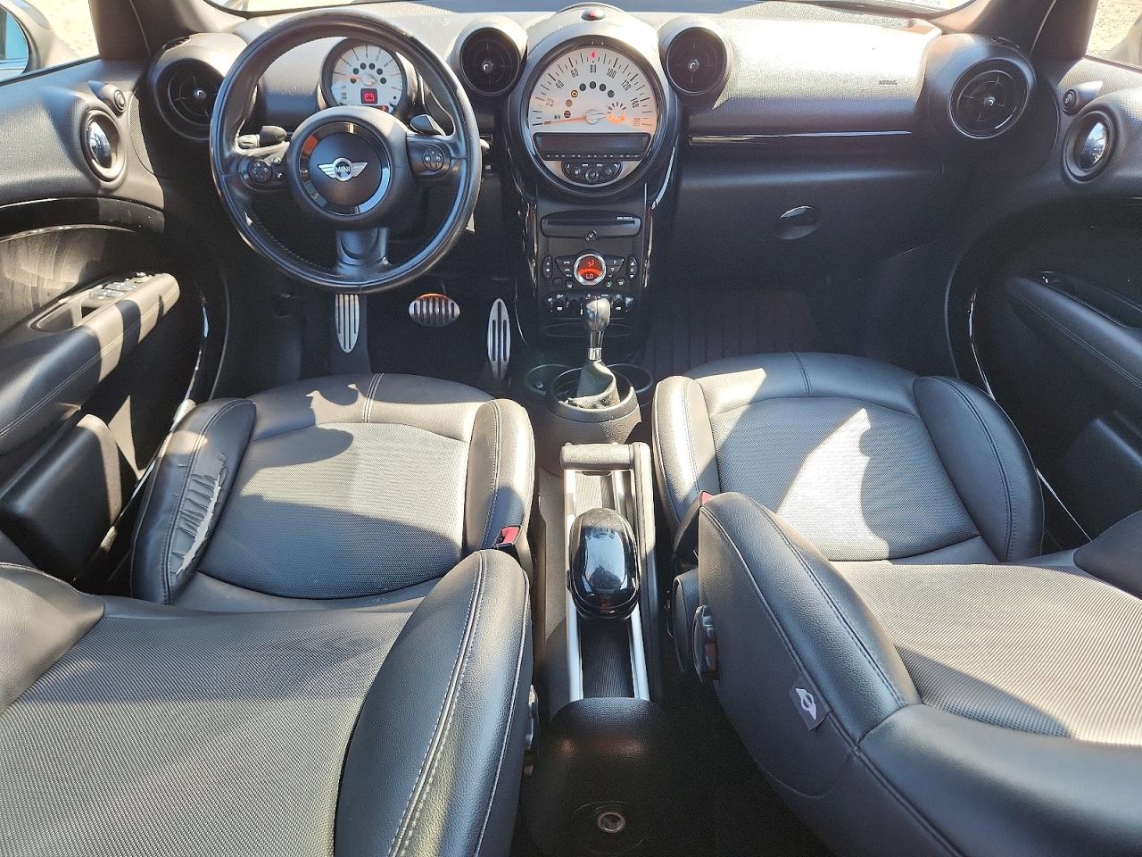 2013 Mini Cooper S Countryman White vin: WMWZC5C58DWP33738