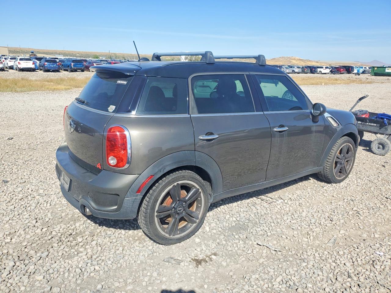 2014 Mini Cooper S Countryman Серый vin: WMWZC5C58EWM17189