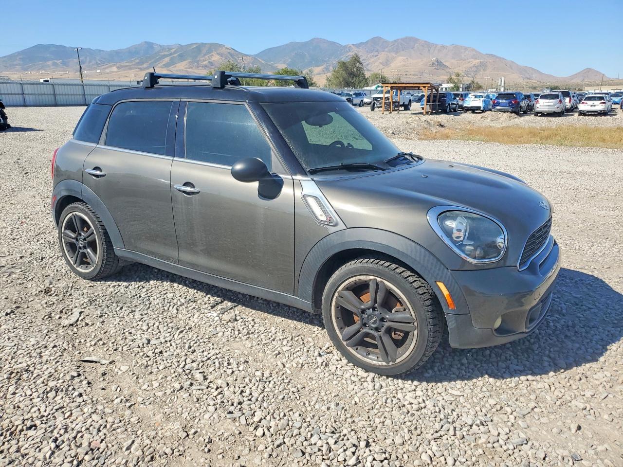 2014 Mini Cooper S Countryman Серый vin: WMWZC5C58EWM17189