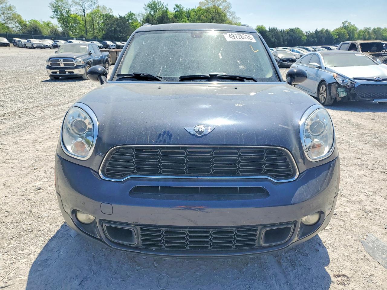 2014 Mini Cooper S Countryman Blue vin: WMWZC5C58EWM17452