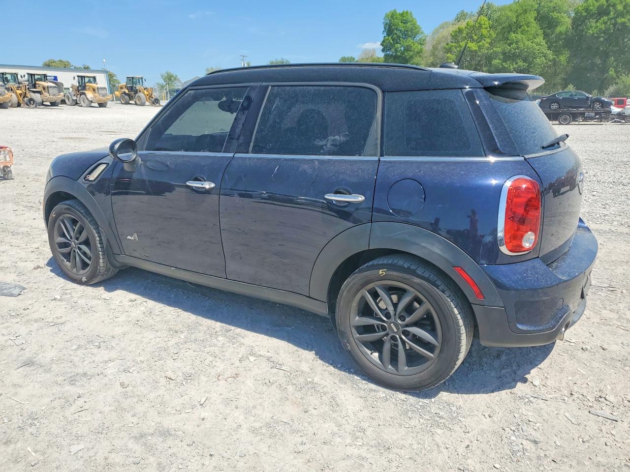 2014 Mini Cooper S Countryman Blue vin: WMWZC5C58EWM17452