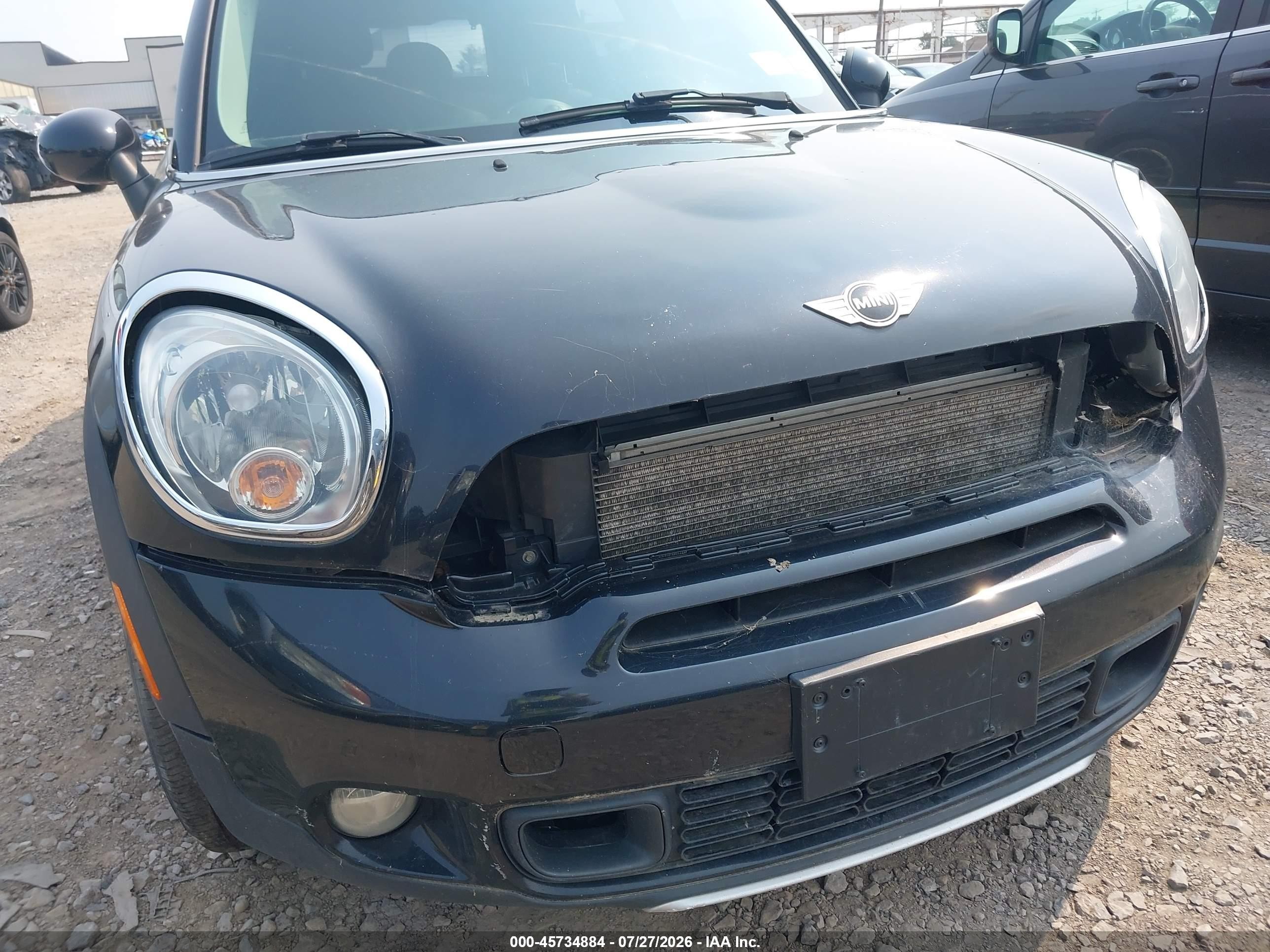 2015 Mini Countryman Cooper S Черный vin: WMWZC5C58FWP46119
