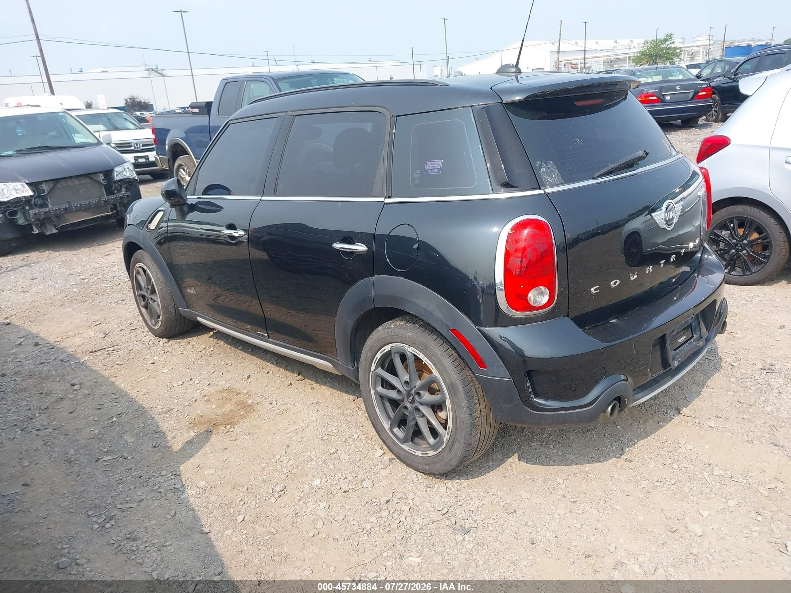 2015 Mini Countryman Cooper S Черный vin: WMWZC5C58FWP46119