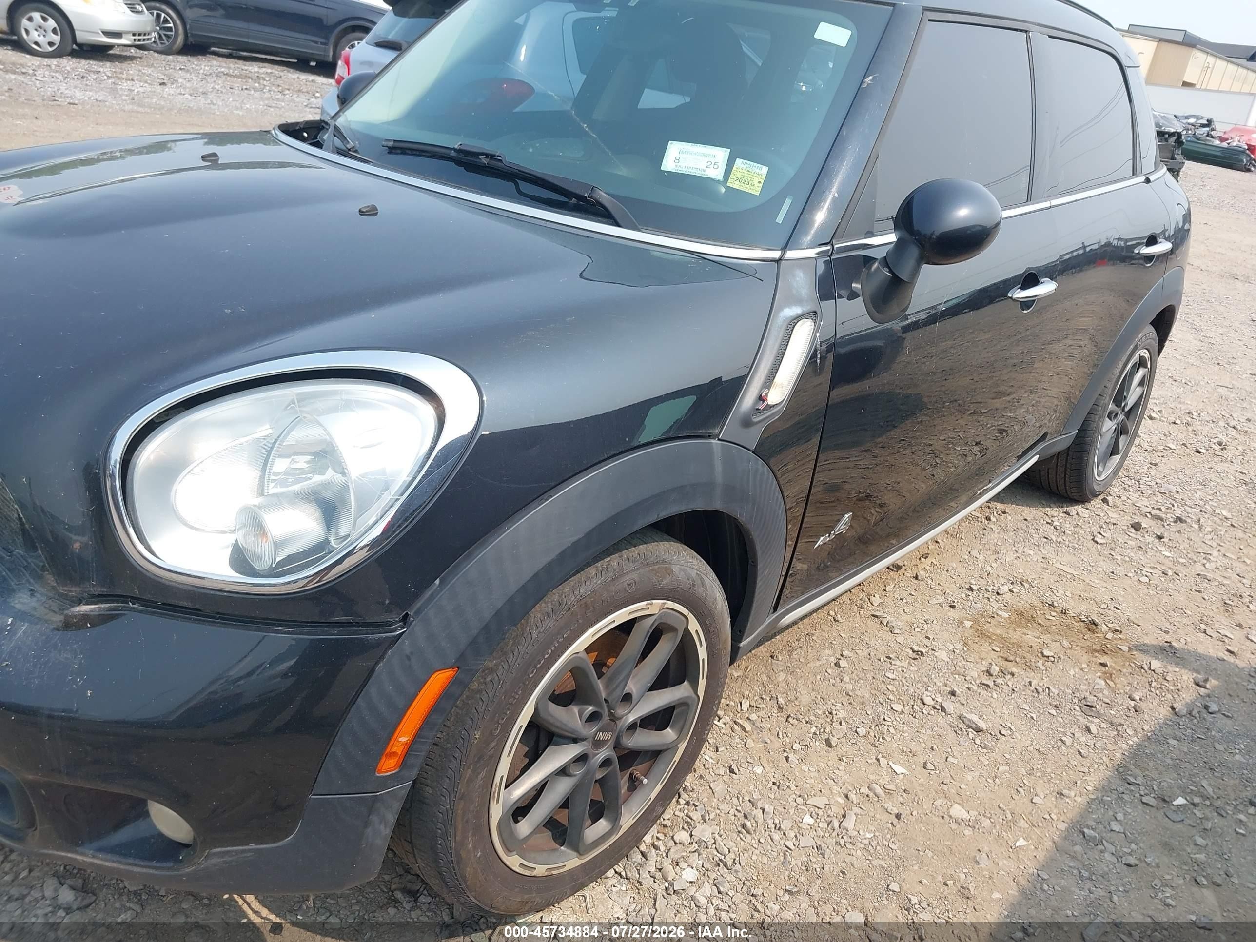 2015 Mini Countryman Cooper S Черный vin: WMWZC5C58FWP46119