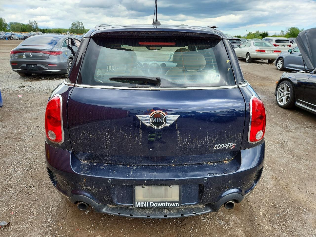 2011 Mini Cooper S Countryman Blue vin: WMWZC5C59BWH99389