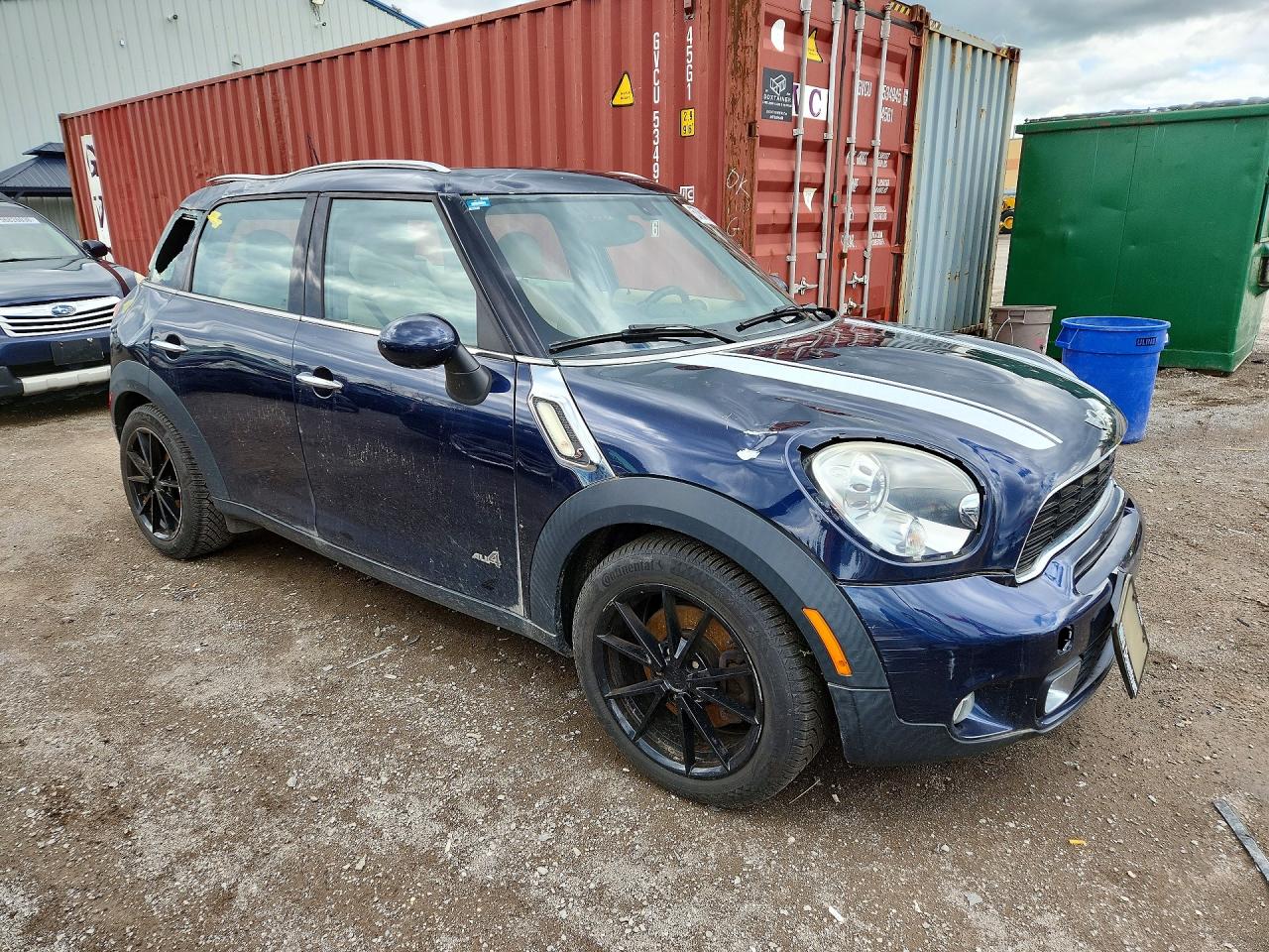 2011 Mini Cooper S Countryman Blue vin: WMWZC5C59BWH99389