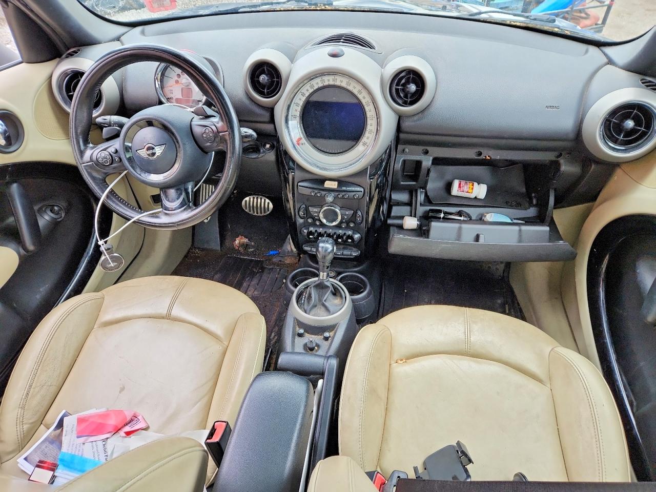 2011 Mini Cooper S Countryman Blue vin: WMWZC5C59BWH99389