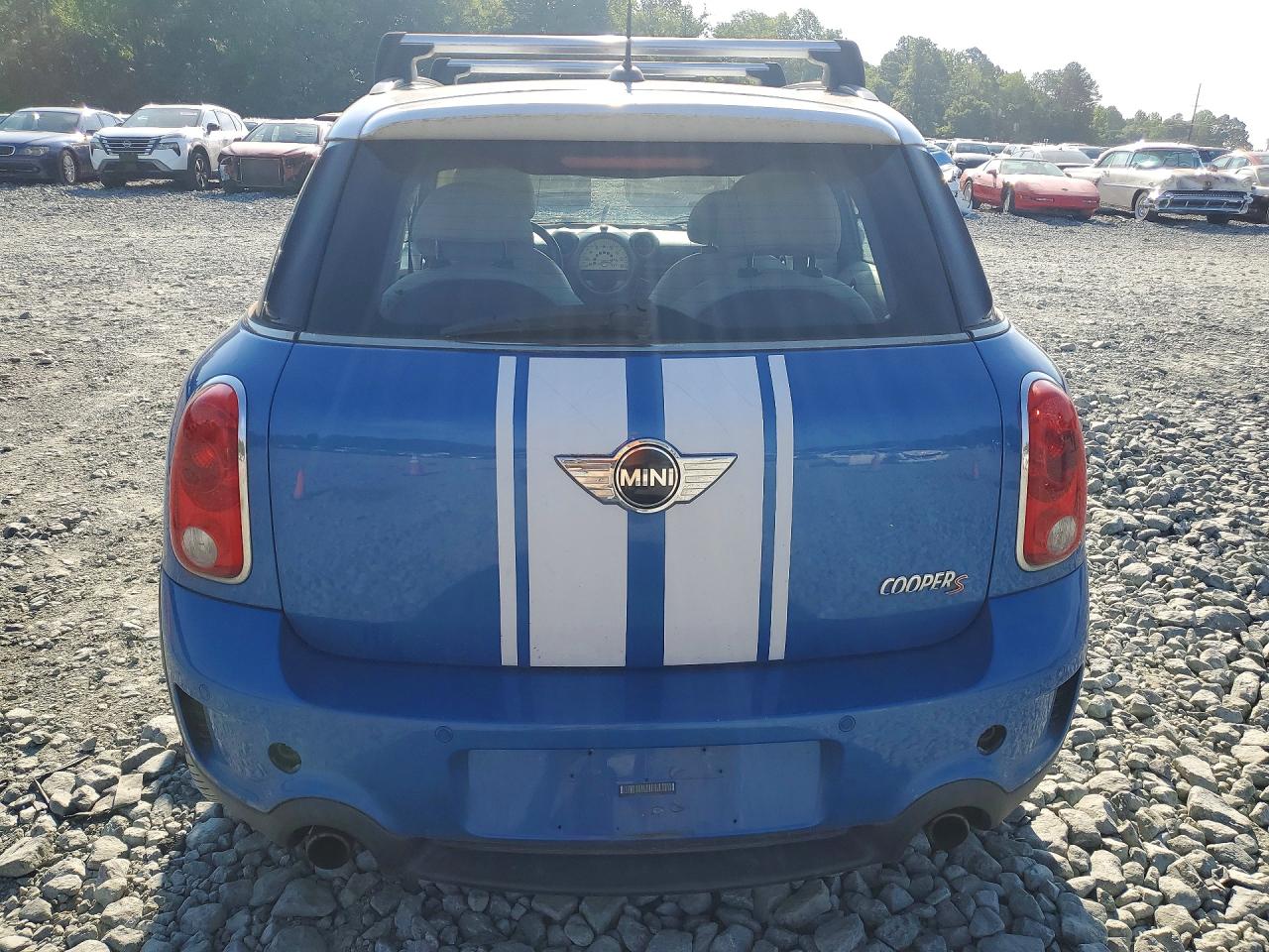 2011 Mini Cooper S Countryman Blue vin: WMWZC5C59BWL54566