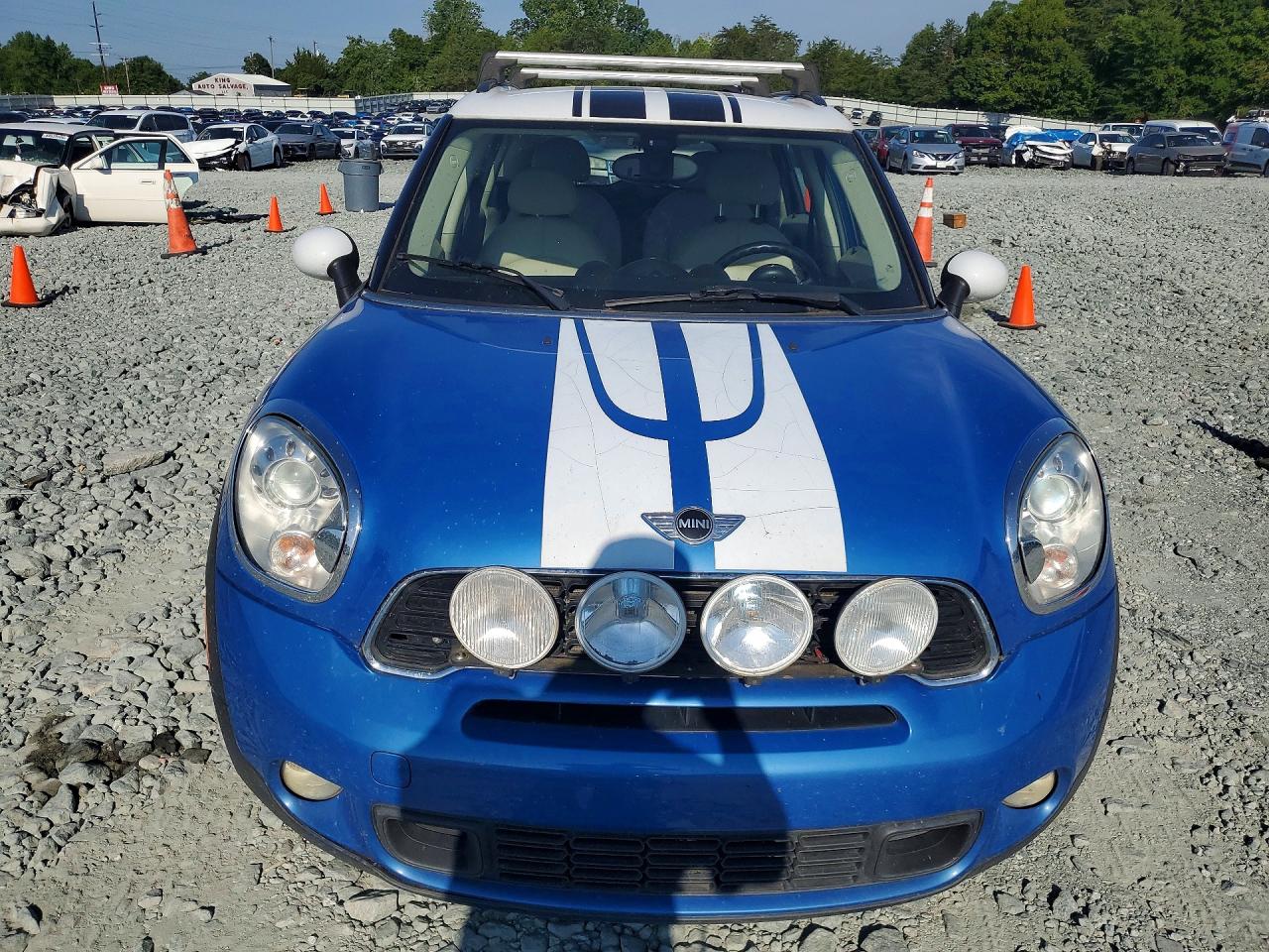 2011 Mini Cooper S Countryman Blue vin: WMWZC5C59BWL54566