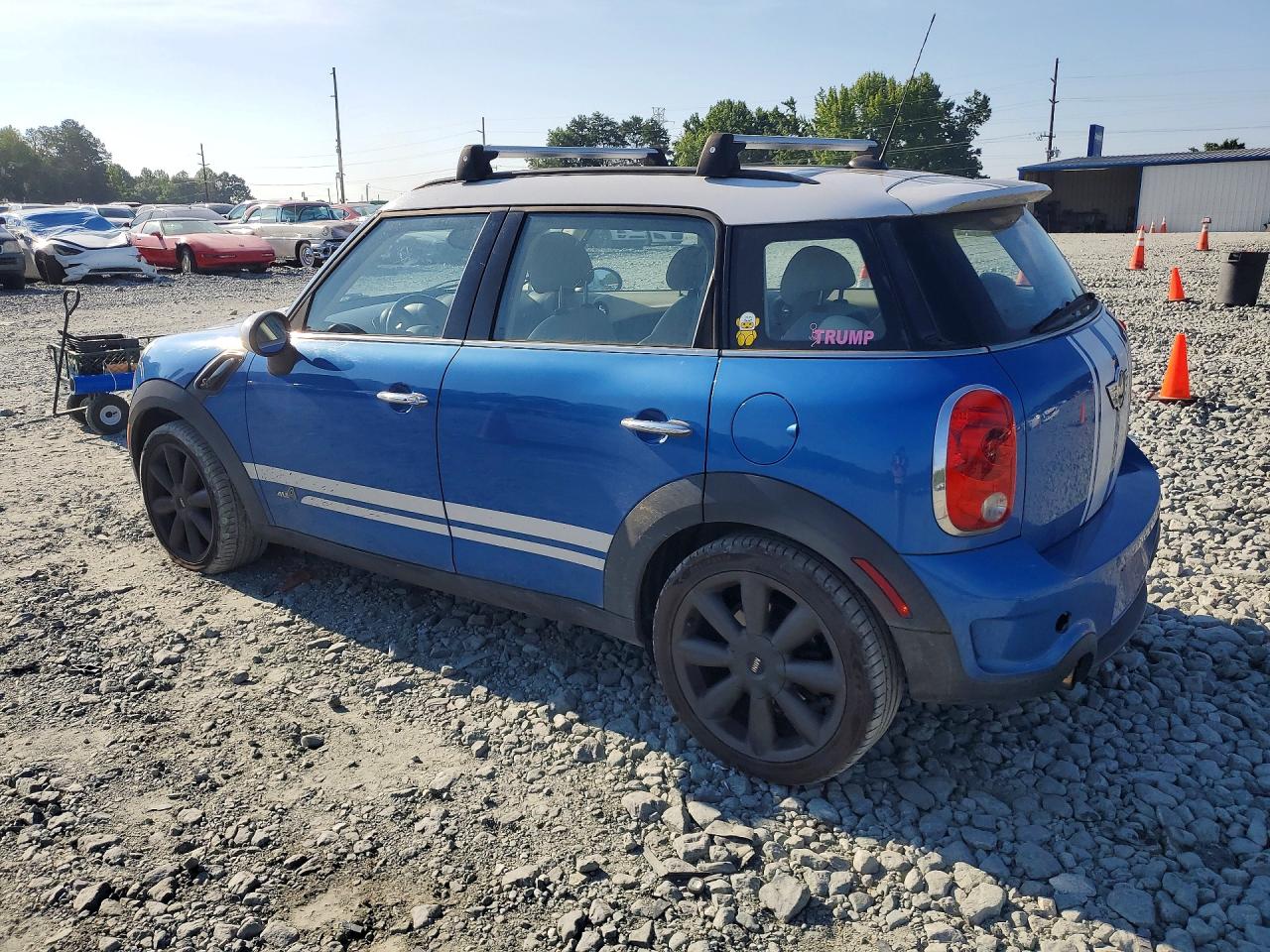 2011 Mini Cooper S Countryman Blue vin: WMWZC5C59BWL54566