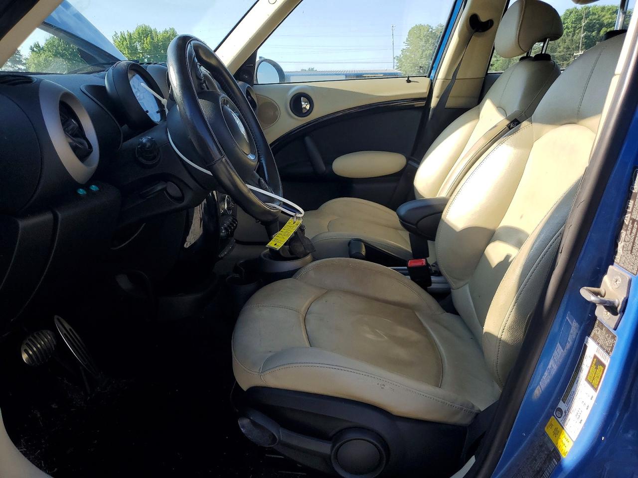 2011 Mini Cooper S Countryman Blue vin: WMWZC5C59BWL54566