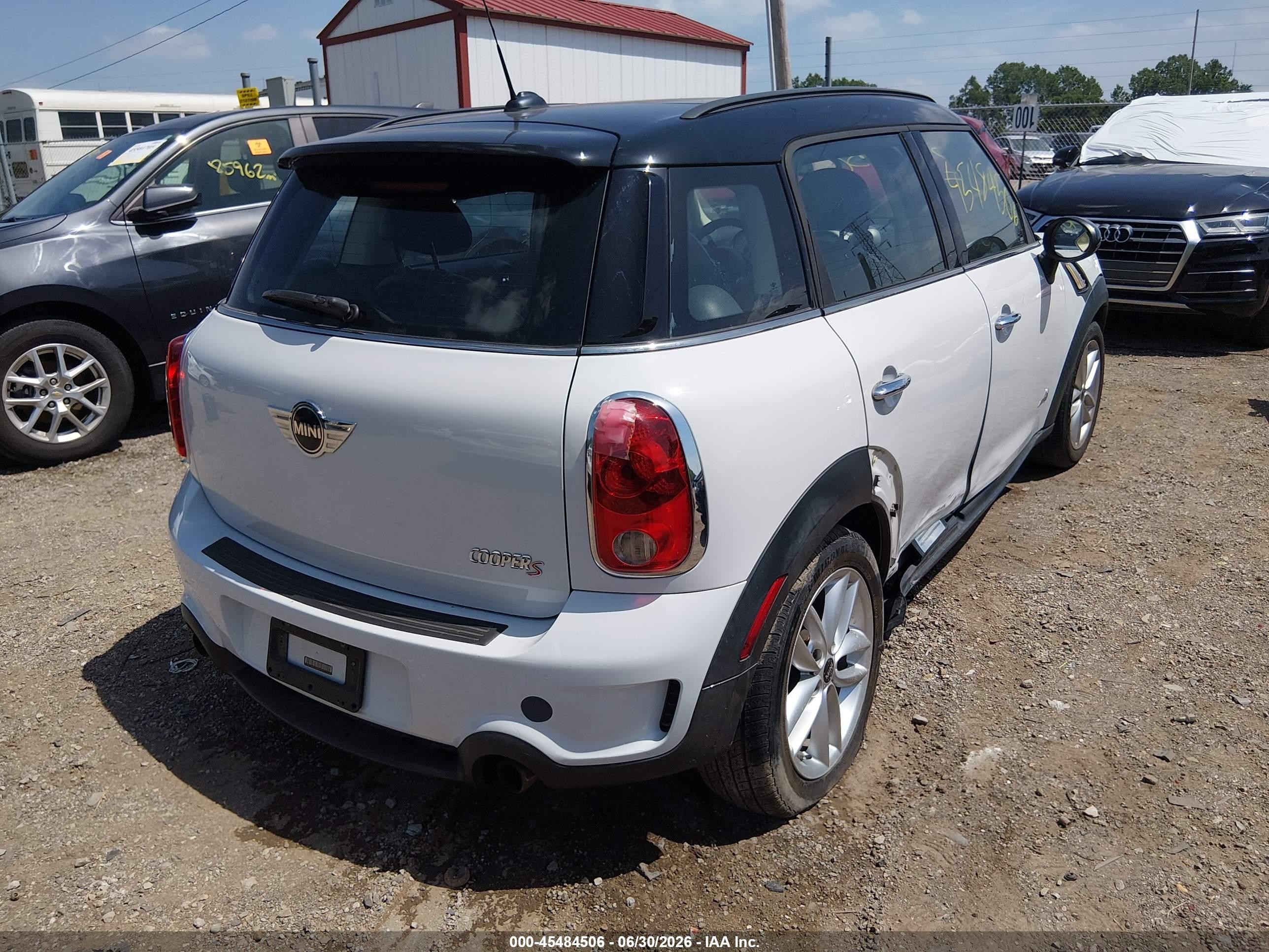 2011 Mini Cooper S Countryman   Gray vin: WMWZC5C59BWL55474