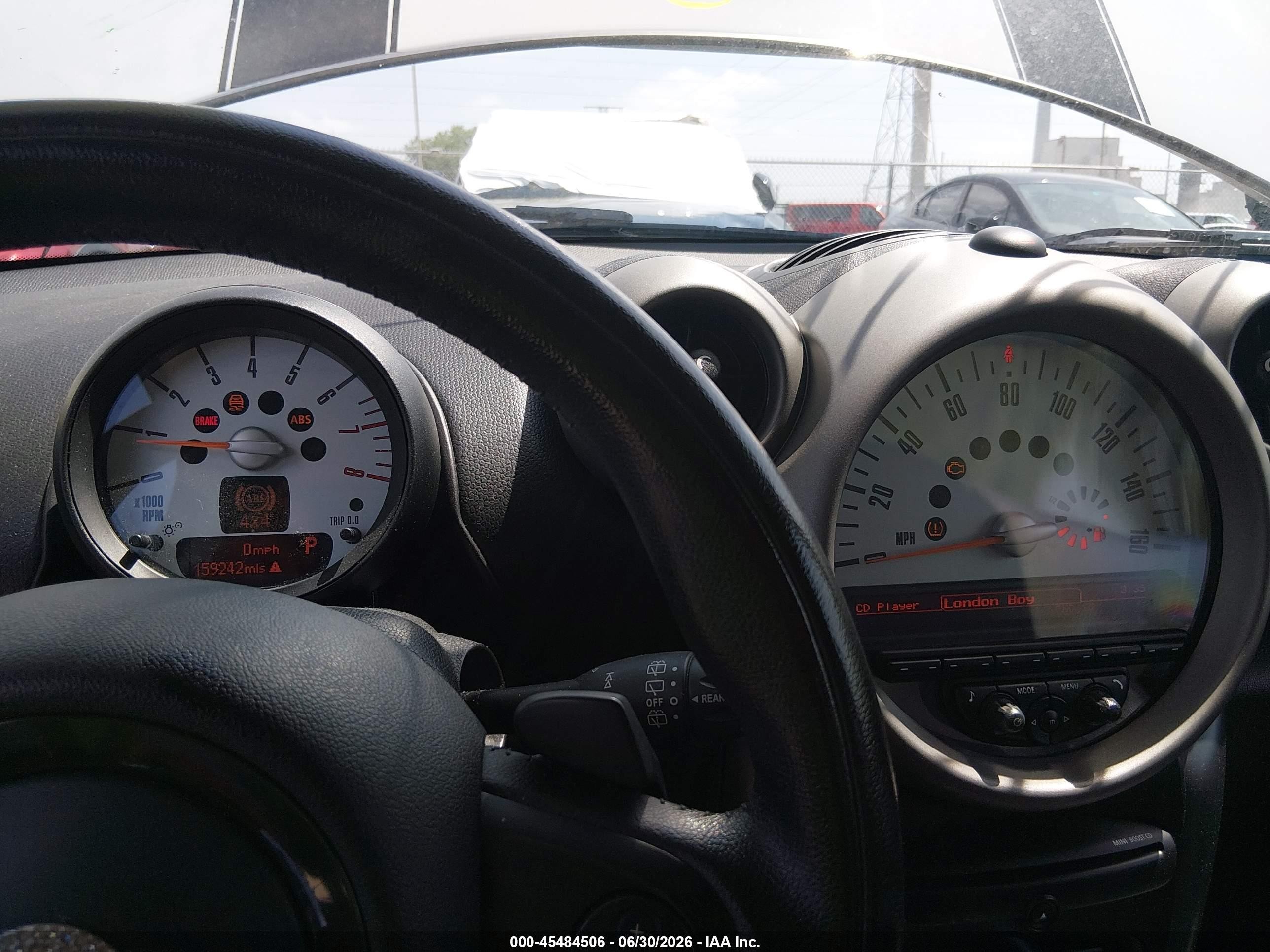 2011 Mini Cooper S Countryman   Gray vin: WMWZC5C59BWL55474
