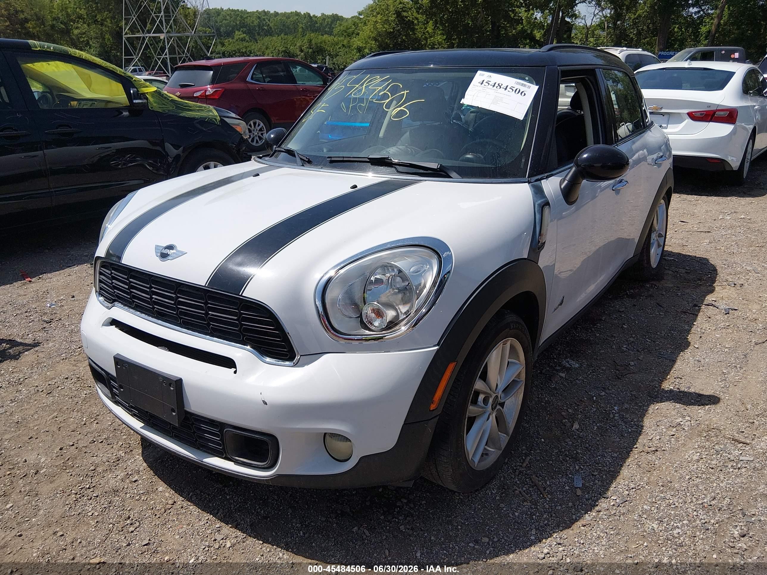 2011 Mini Cooper S Countryman   Gray vin: WMWZC5C59BWL55474