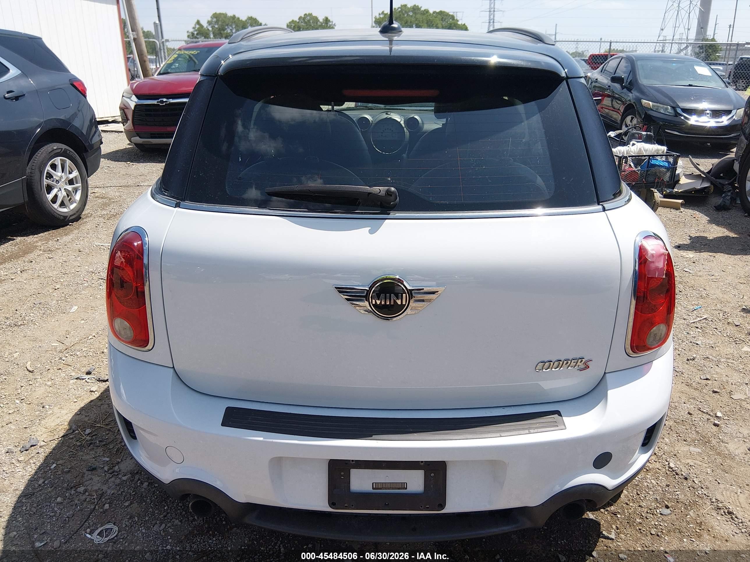 2011 Mini Cooper S Countryman   Gray vin: WMWZC5C59BWL55474