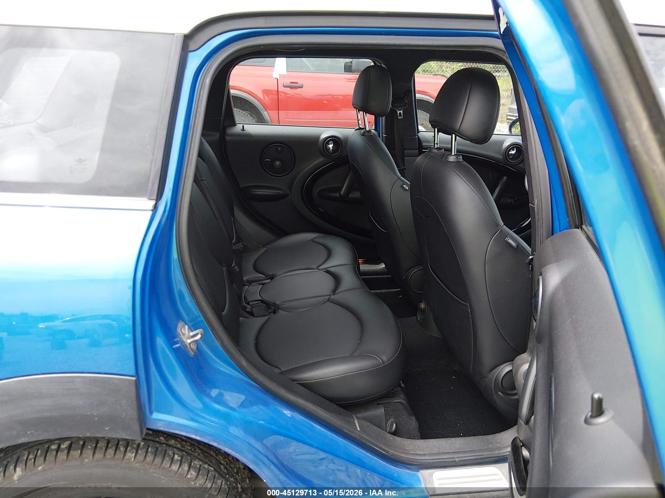 2012 Mini Cooper S Countryman   Blue vin: WMWZC5C59CWL58554