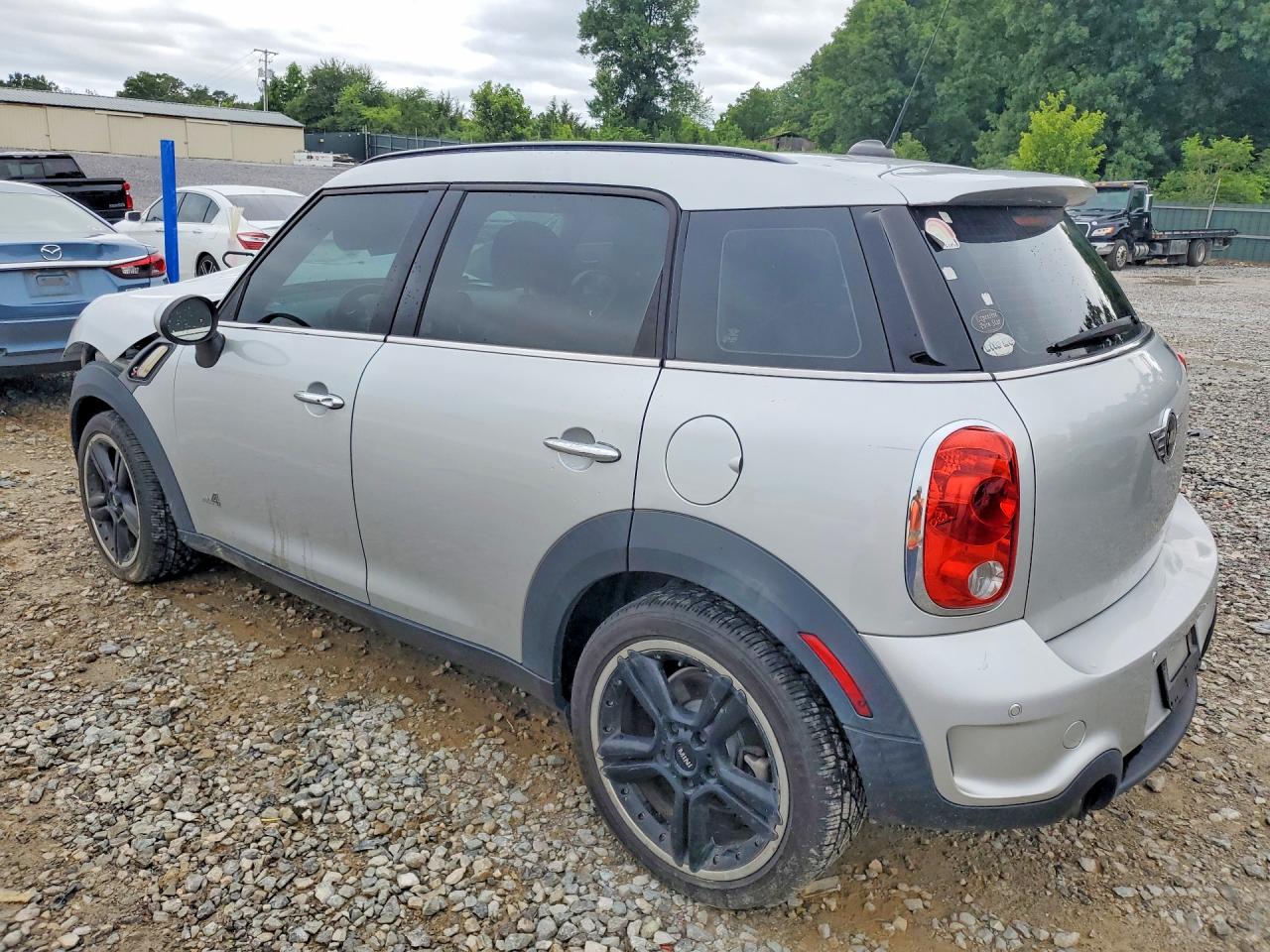 2013 Mini Cooper S Countryman Silver vin: WMWZC5C59DWL64470