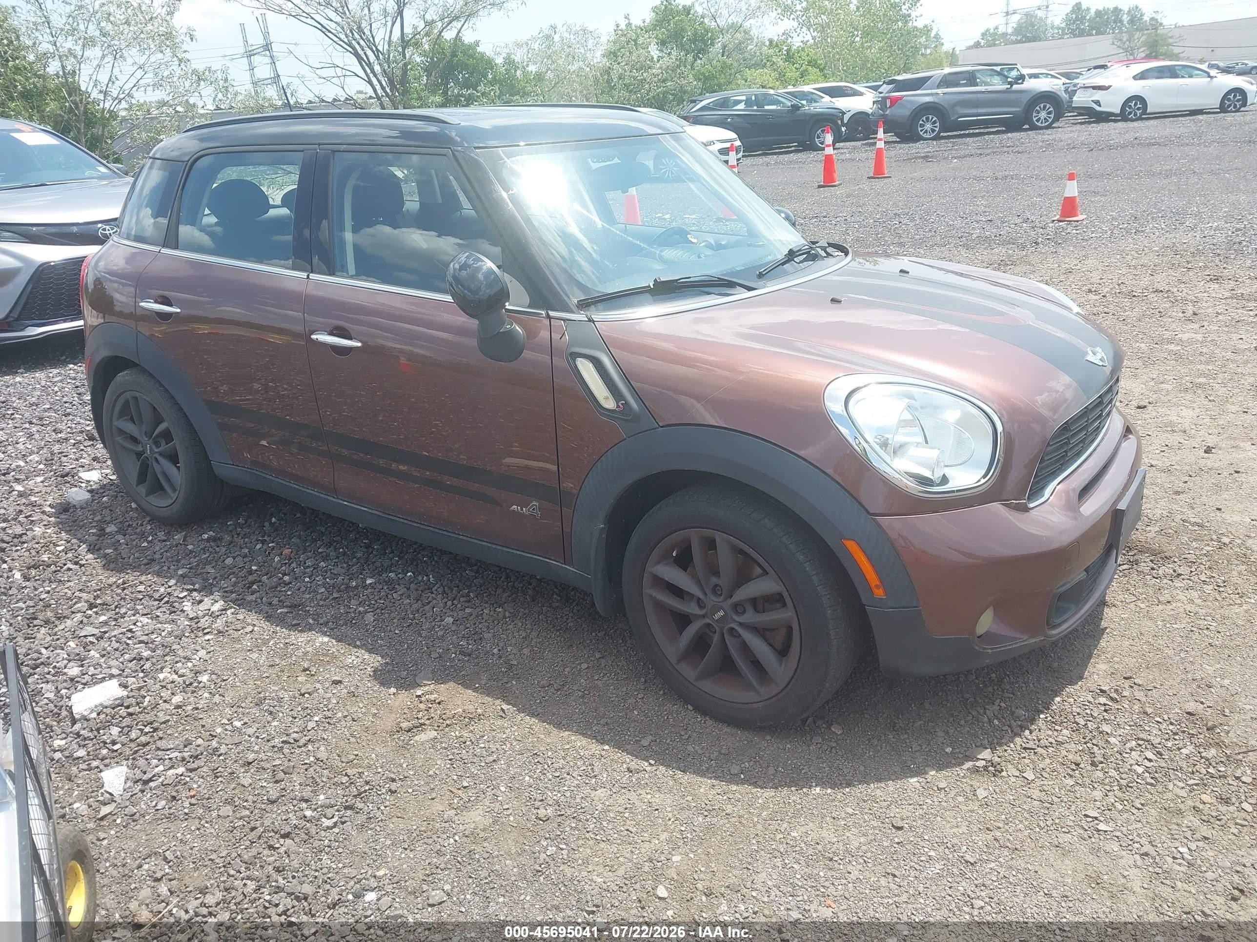 2013 Mini Countryman Cooper S Brown vin: WMWZC5C59DWP31805
