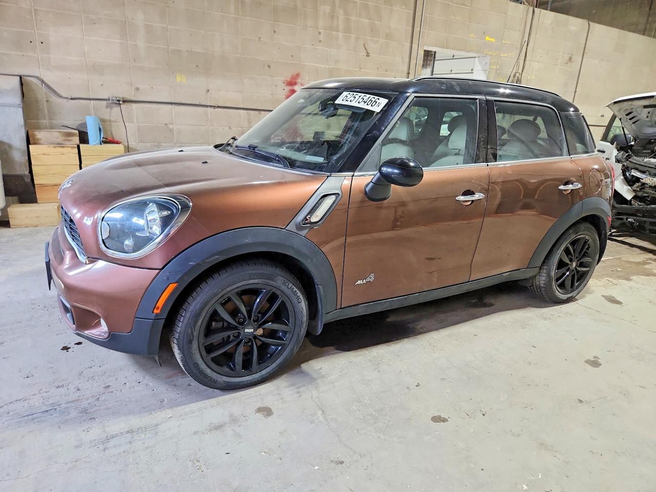 2014 Mini Cooper S Countryman Brown vin: WMWZC5C59EWP37766