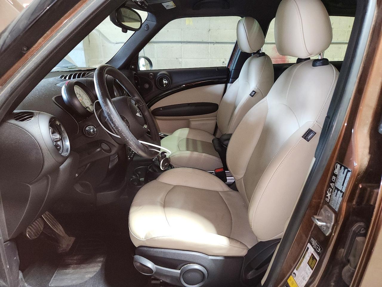 2014 Mini Cooper S Countryman Brown vin: WMWZC5C59EWP37766