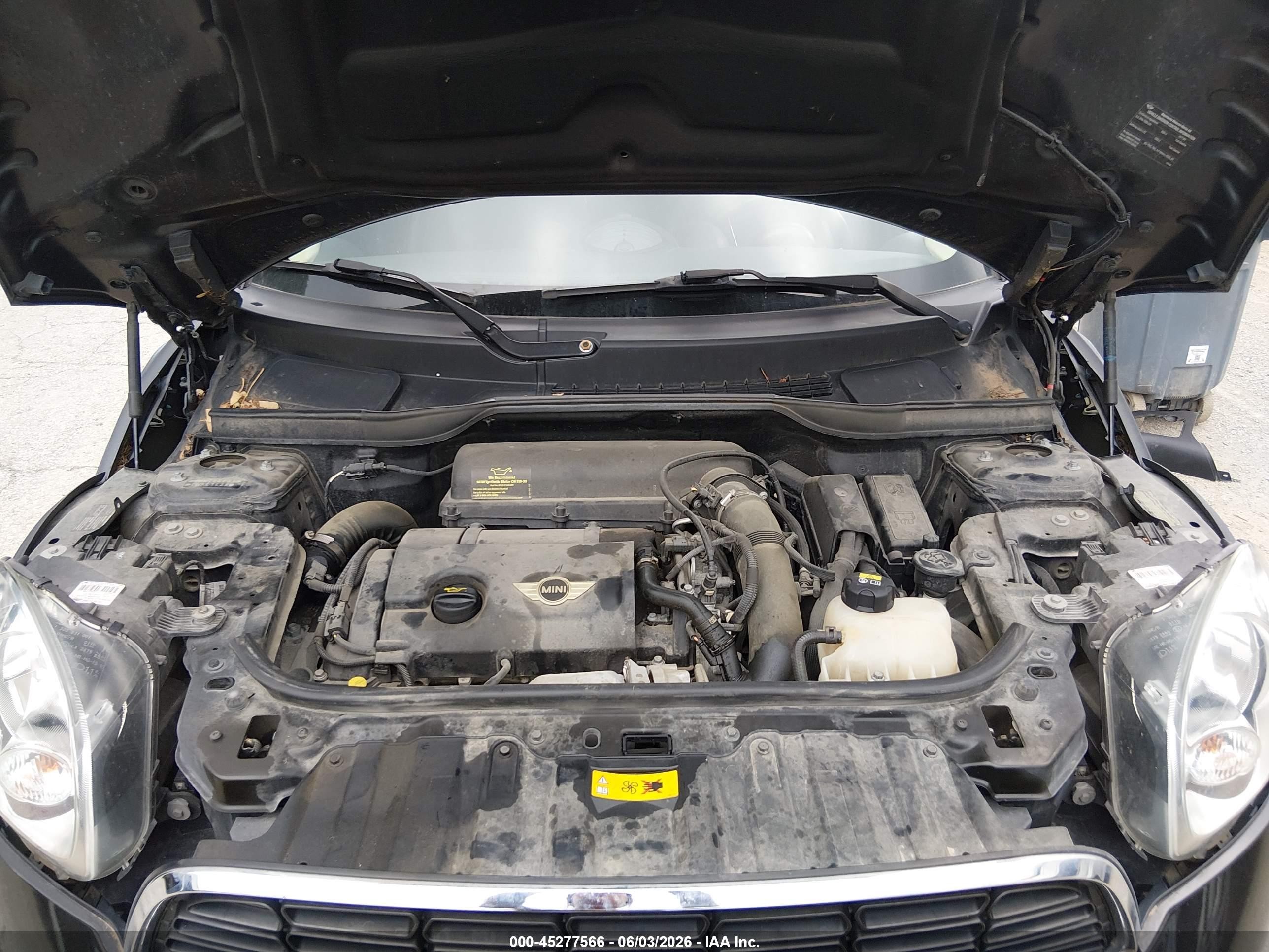 2014 Mini Countryman Cooper S Черный vin: WMWZC5C59EWP41428