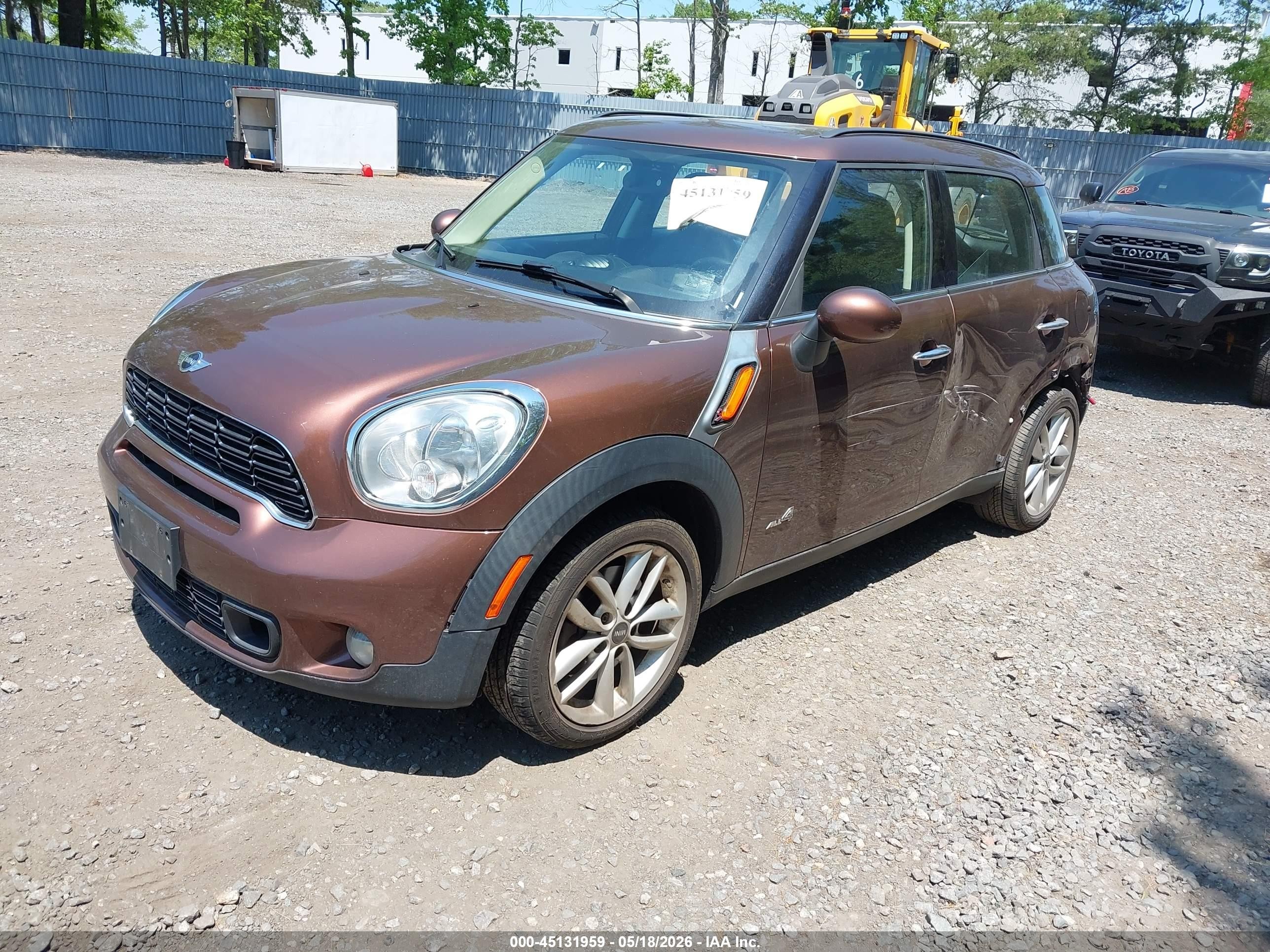 2014 Mini Countryman Cooper S Brown vin: WMWZC5C59EWP41719
