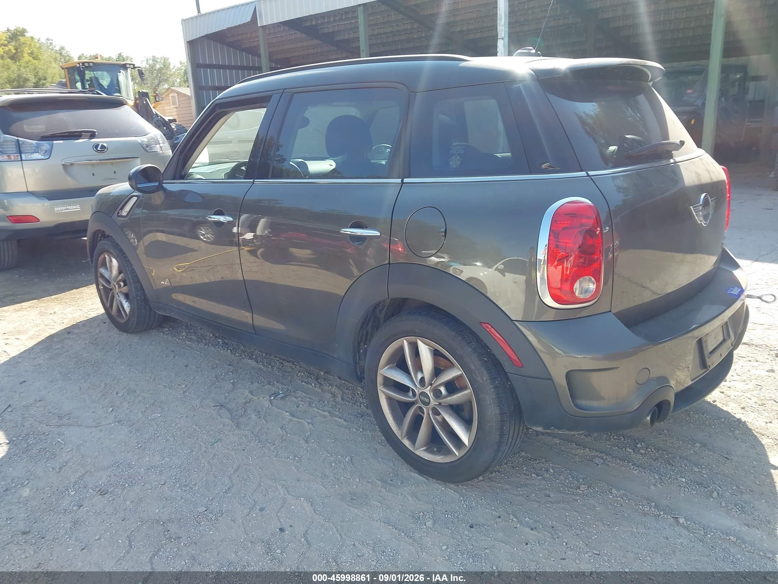 2011 Mini Cooper S Countryman   Black vin: WMWZC5C5XBWL53264