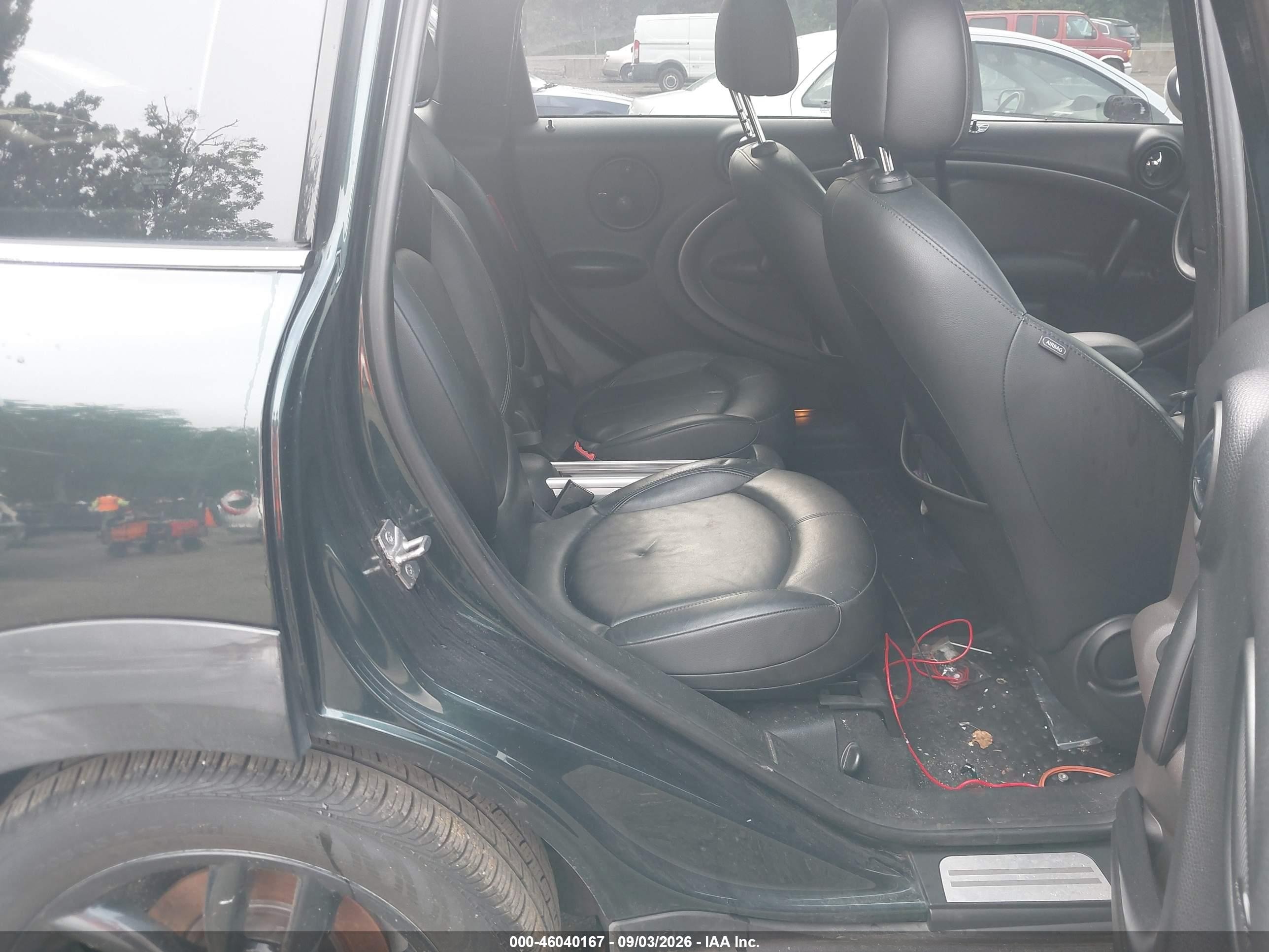 2011 Mini Cooper S Countryman Green vin: WMWZC5C5XBWL53295