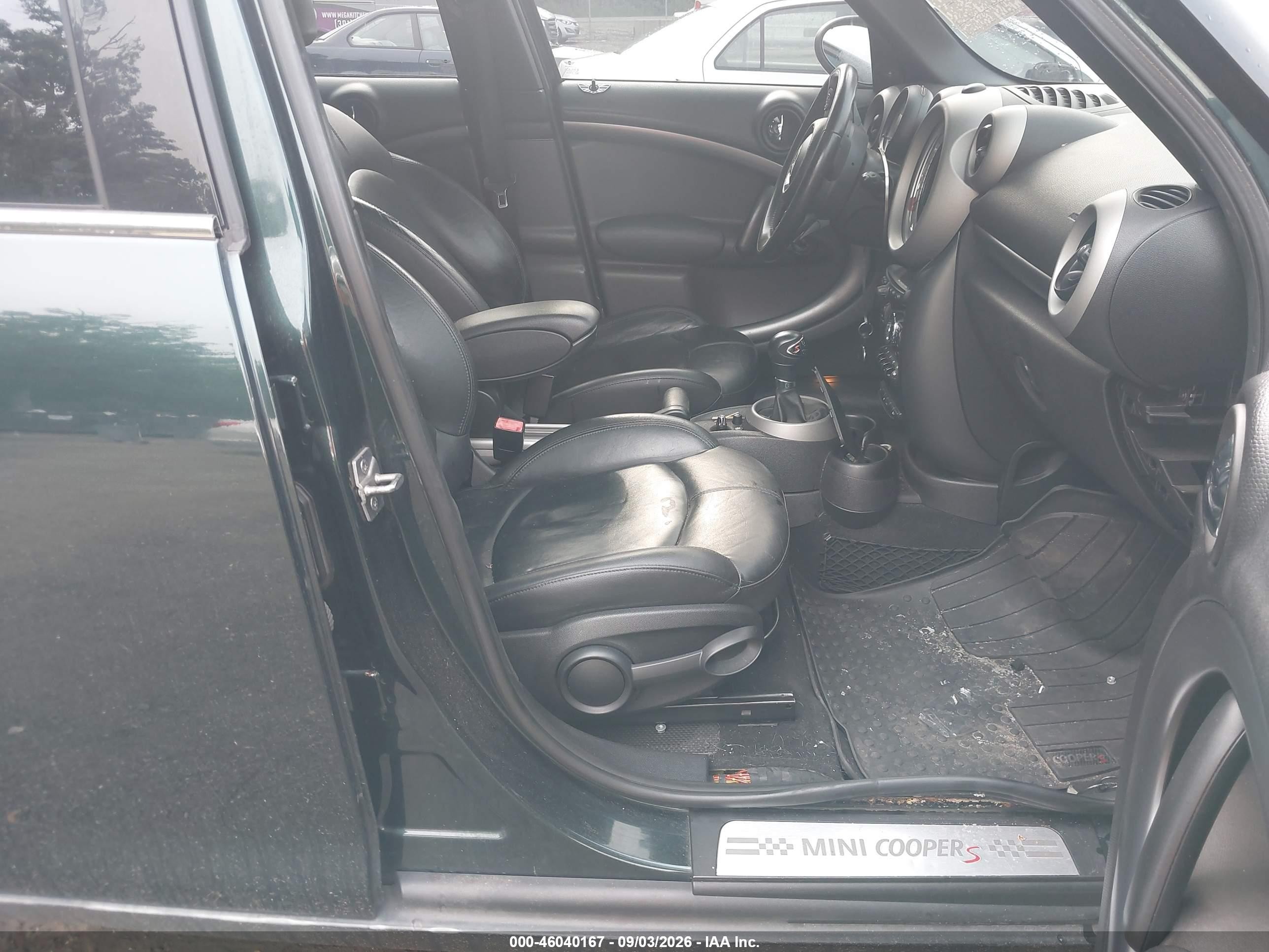 2011 Mini Cooper S Countryman Green vin: WMWZC5C5XBWL53295