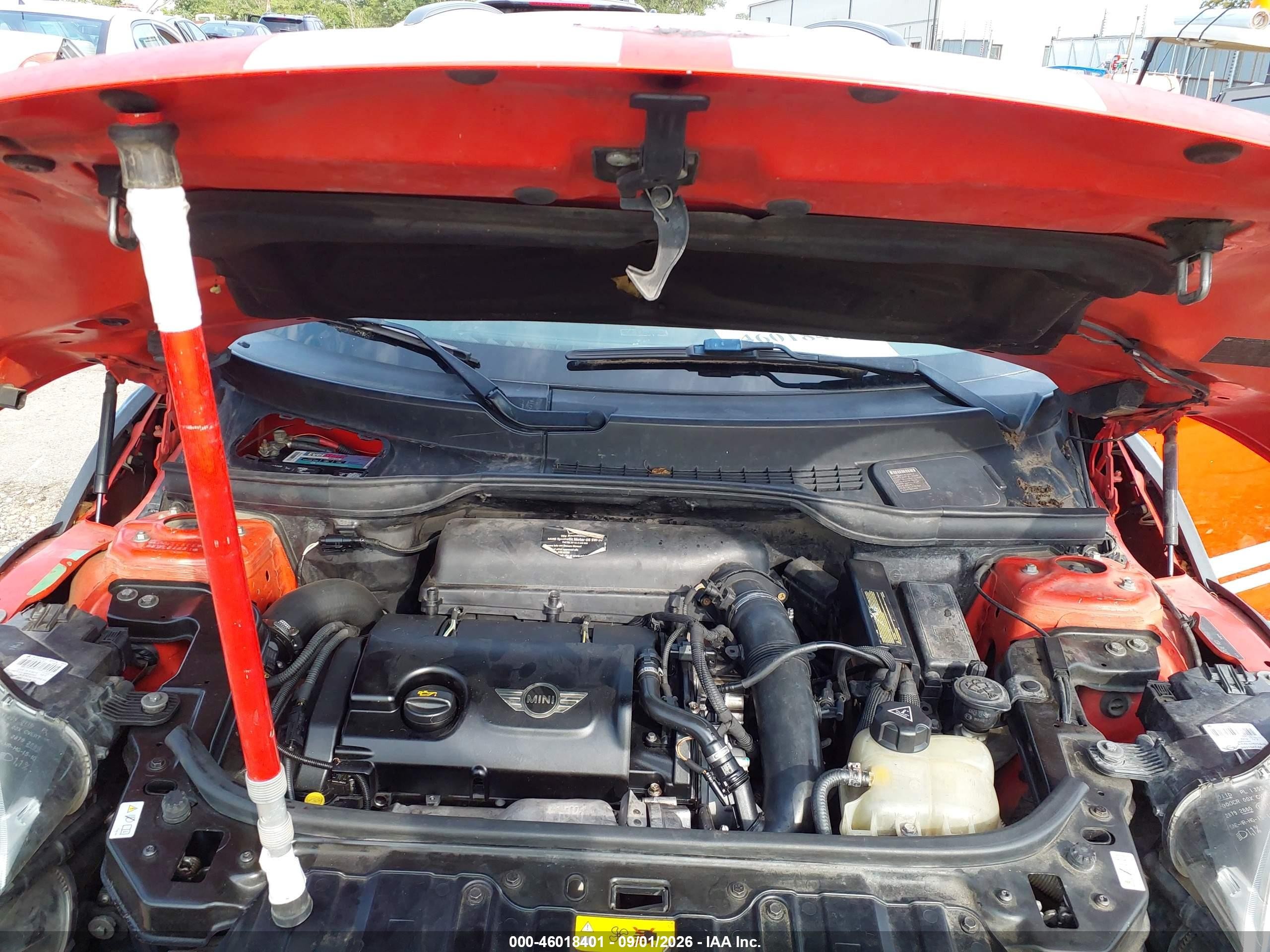 2011 Mini Cooper S Countryman   Red vin: WMWZC5C5XBWL54351