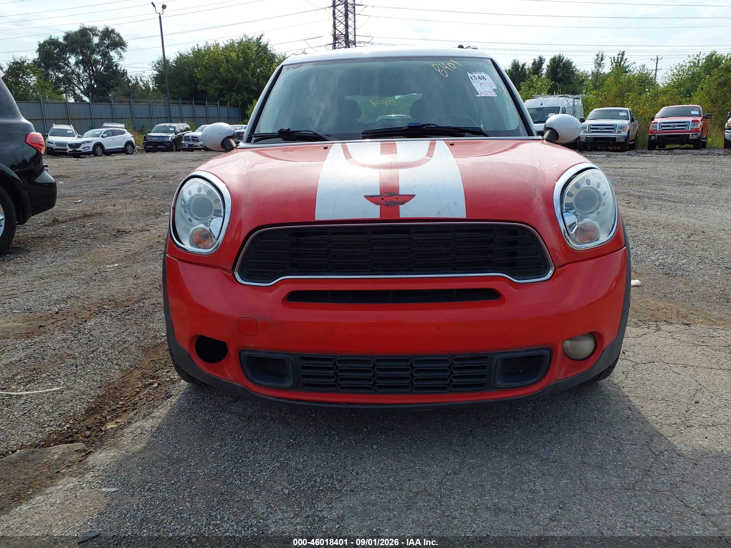 2011 Mini Cooper S Countryman   Red vin: WMWZC5C5XBWL54351