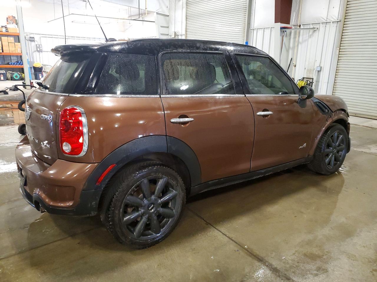 2013 Mini Cooper S Countryman Brown vin: WMWZC5C5XDWP34101