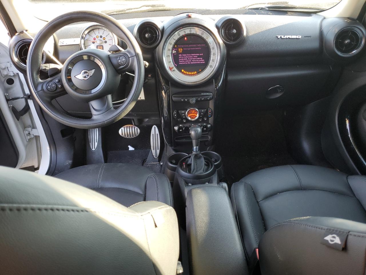 2014 Mini Cooper S Countryman Белый vin: WMWZC5C5XEWP39204