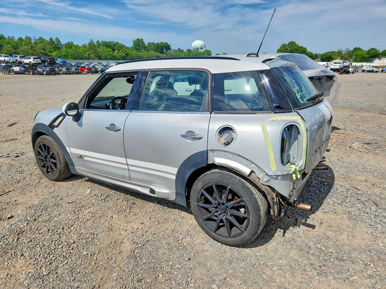 2015 Mini Cooper S Countryman Silver vin: WMWZC5C5XFWM19611