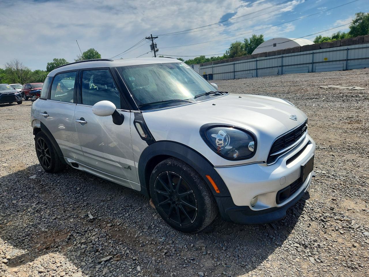 2015 Mini Cooper S Countryman Silver vin: WMWZC5C5XFWM19611