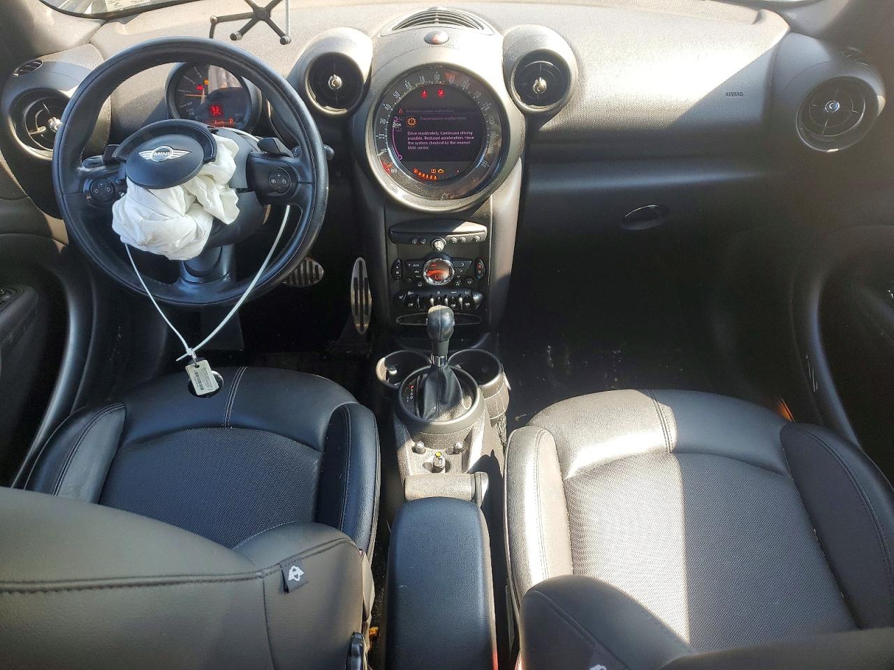 2015 Mini Cooper S Countryman Black vin: WMWZC5C5XFWP45392