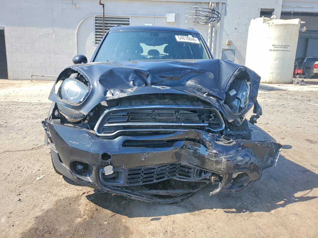 2015 Mini Cooper S Countryman Black vin: WMWZC5C5XFWP45392