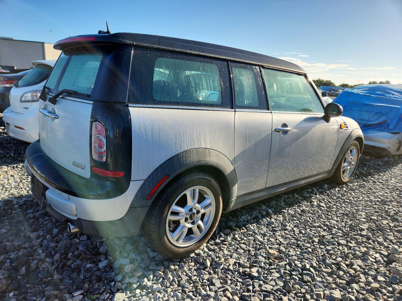 2013 Mini Cooper Clubman Silver vin: WMWZF3C50DT489385