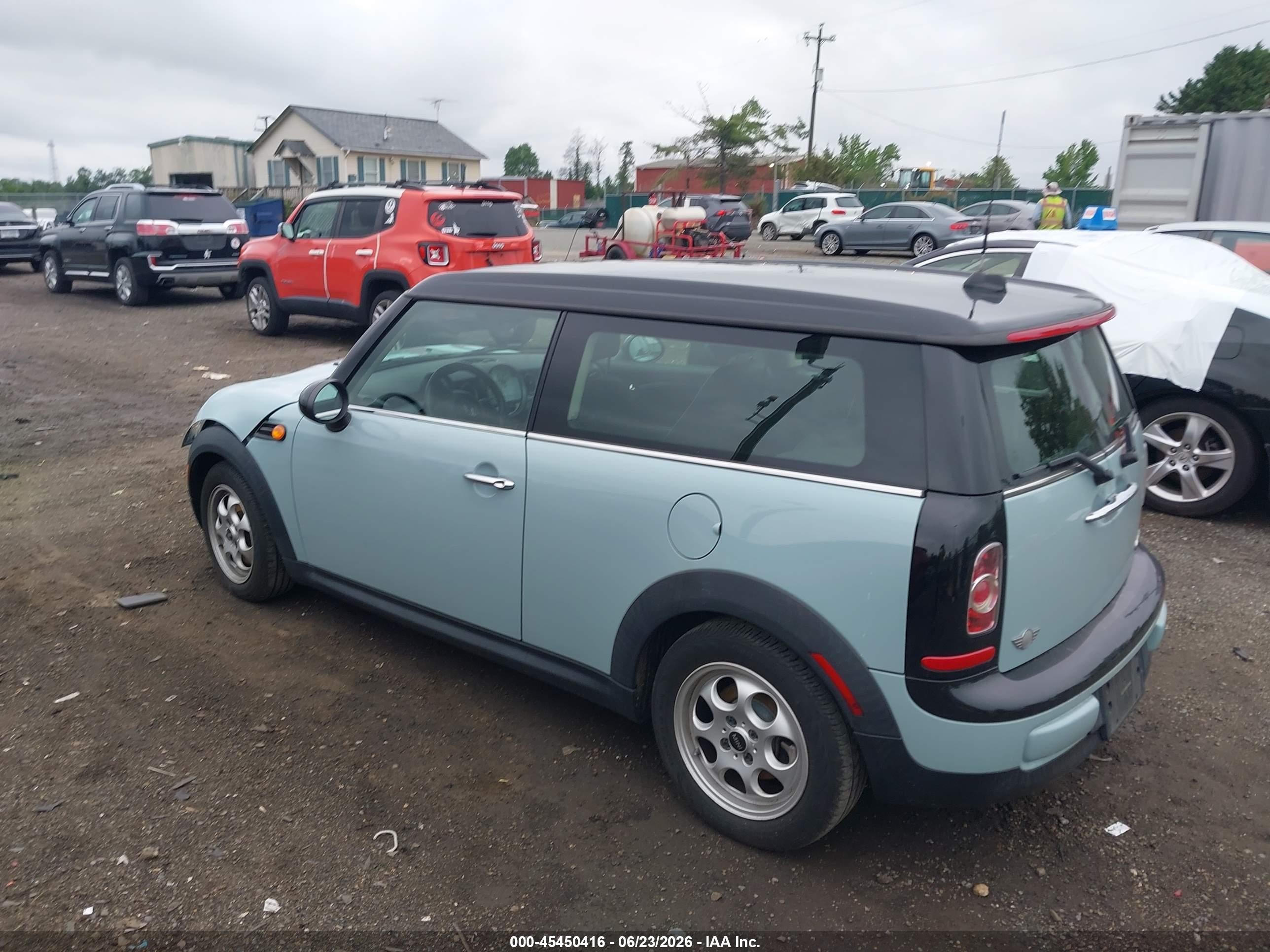 2013 Mini Clubman Cooper Light Blue vin: WMWZF3C54DT490166