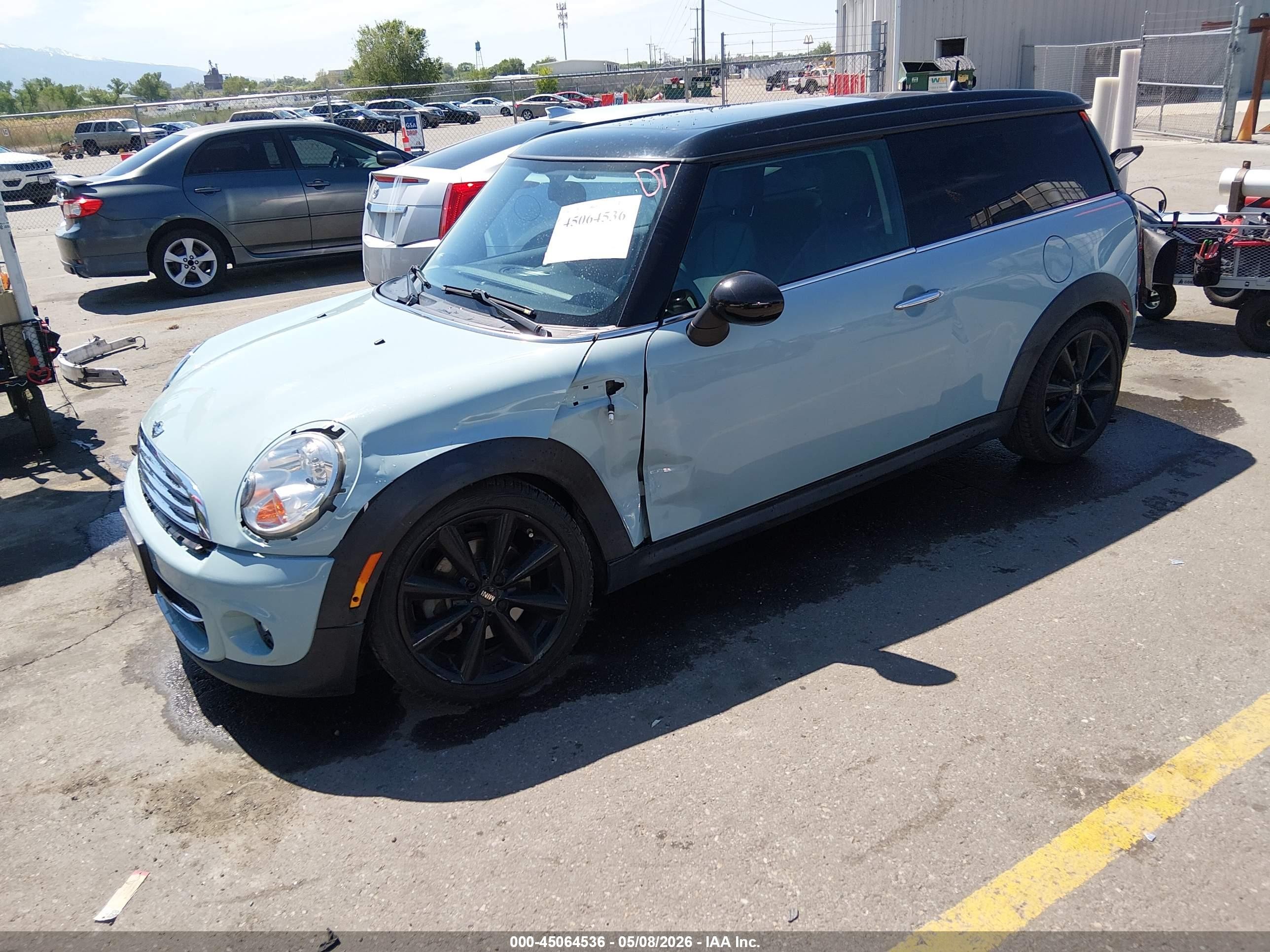 2012 Mini Cooper Clubman   Синий vin: WMWZF3C55CT189114