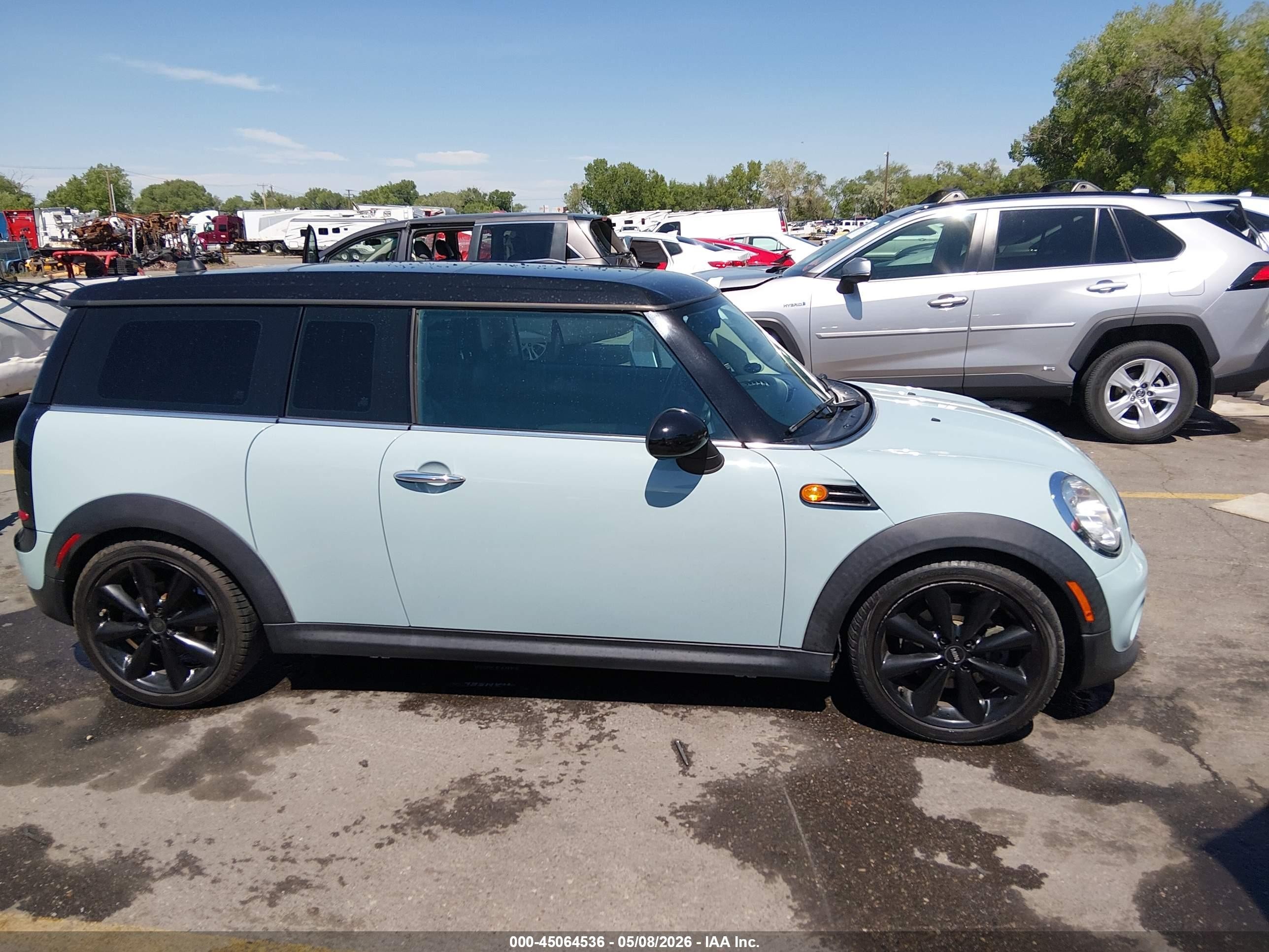 2012 Mini Cooper Clubman   Синий vin: WMWZF3C55CT189114