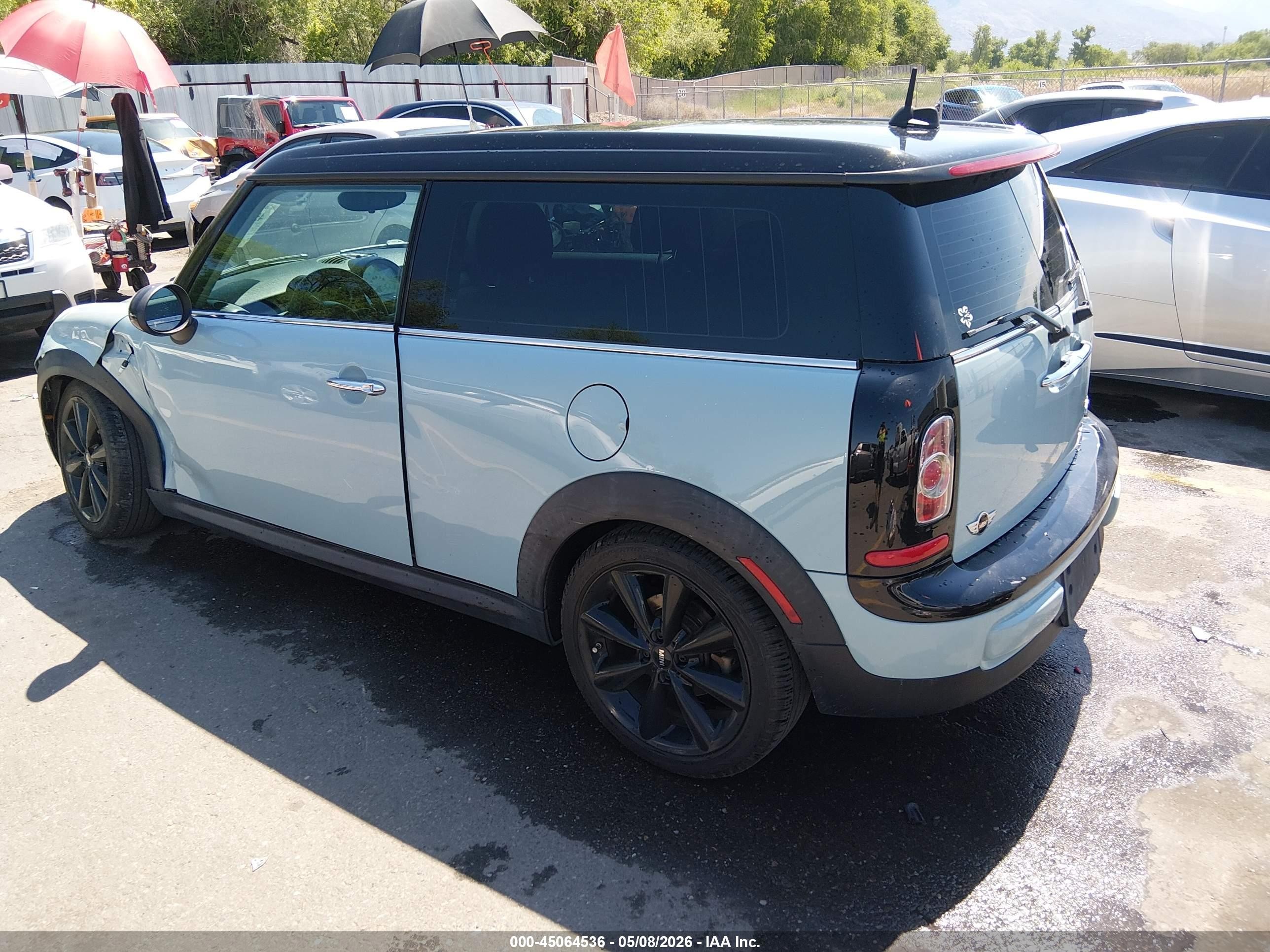 2012 Mini Cooper Clubman   Синий vin: WMWZF3C55CT189114
