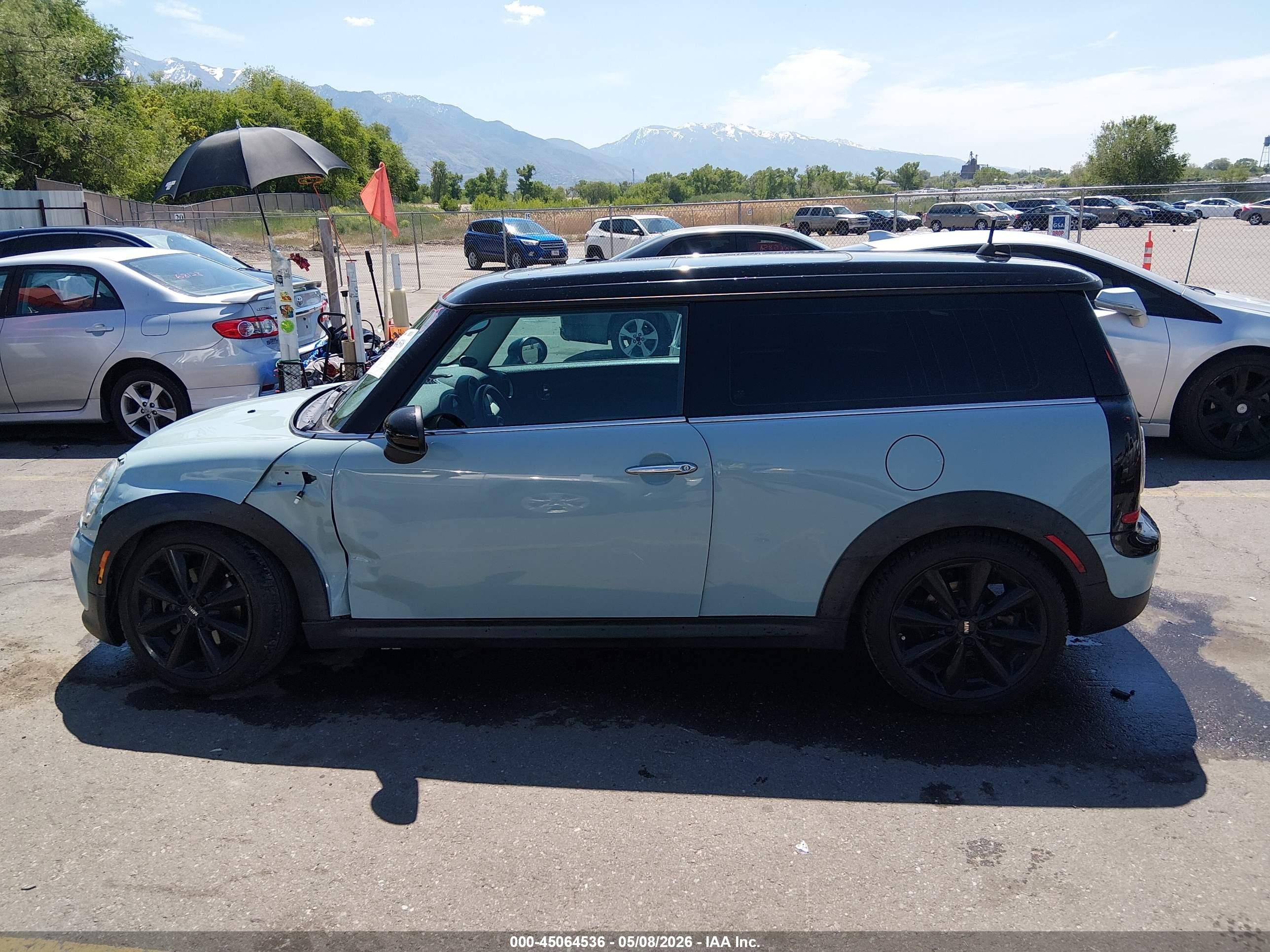 2012 Mini Cooper Clubman   Синий vin: WMWZF3C55CT189114