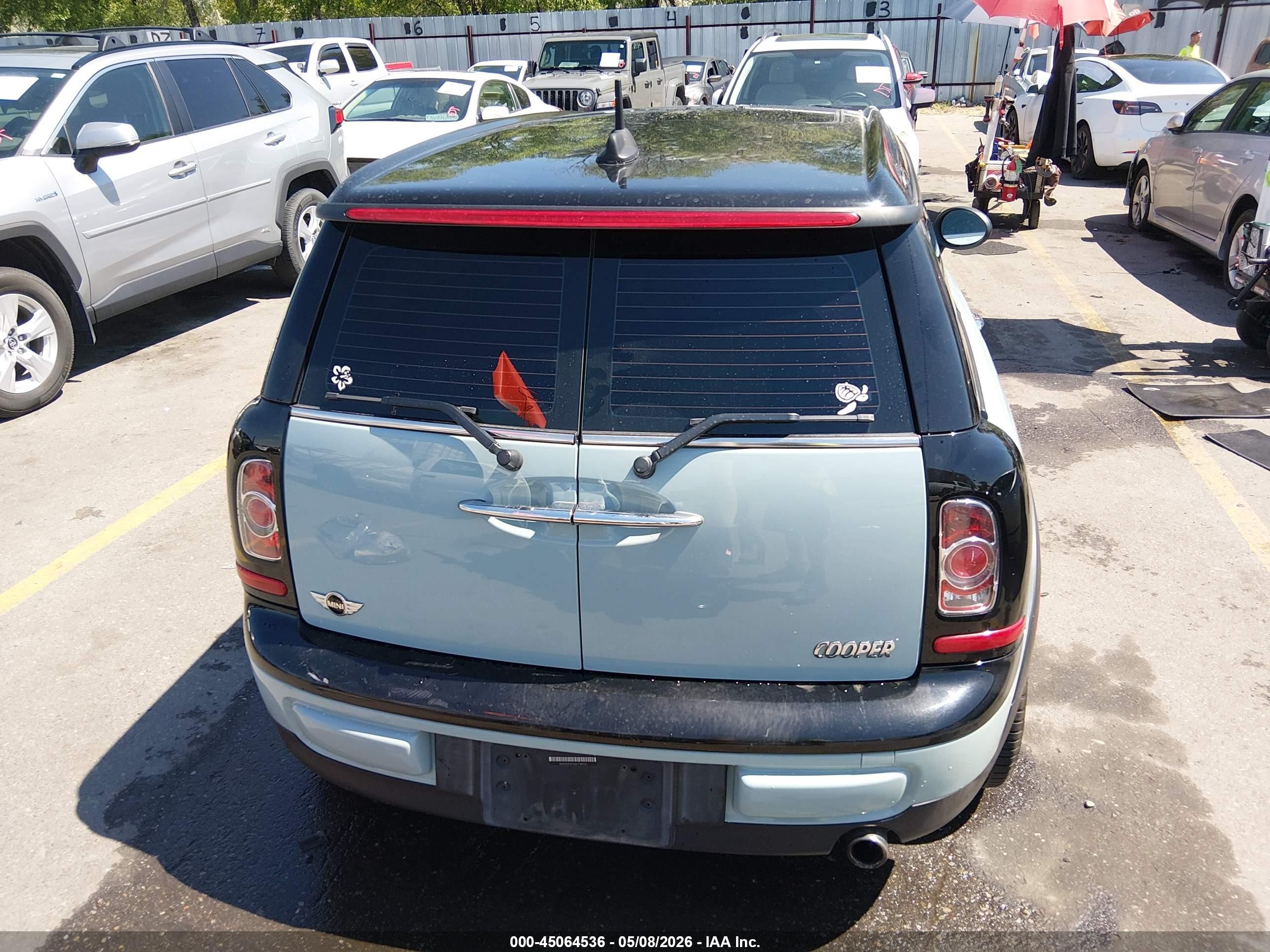 2012 Mini Cooper Clubman   Синий vin: WMWZF3C55CT189114