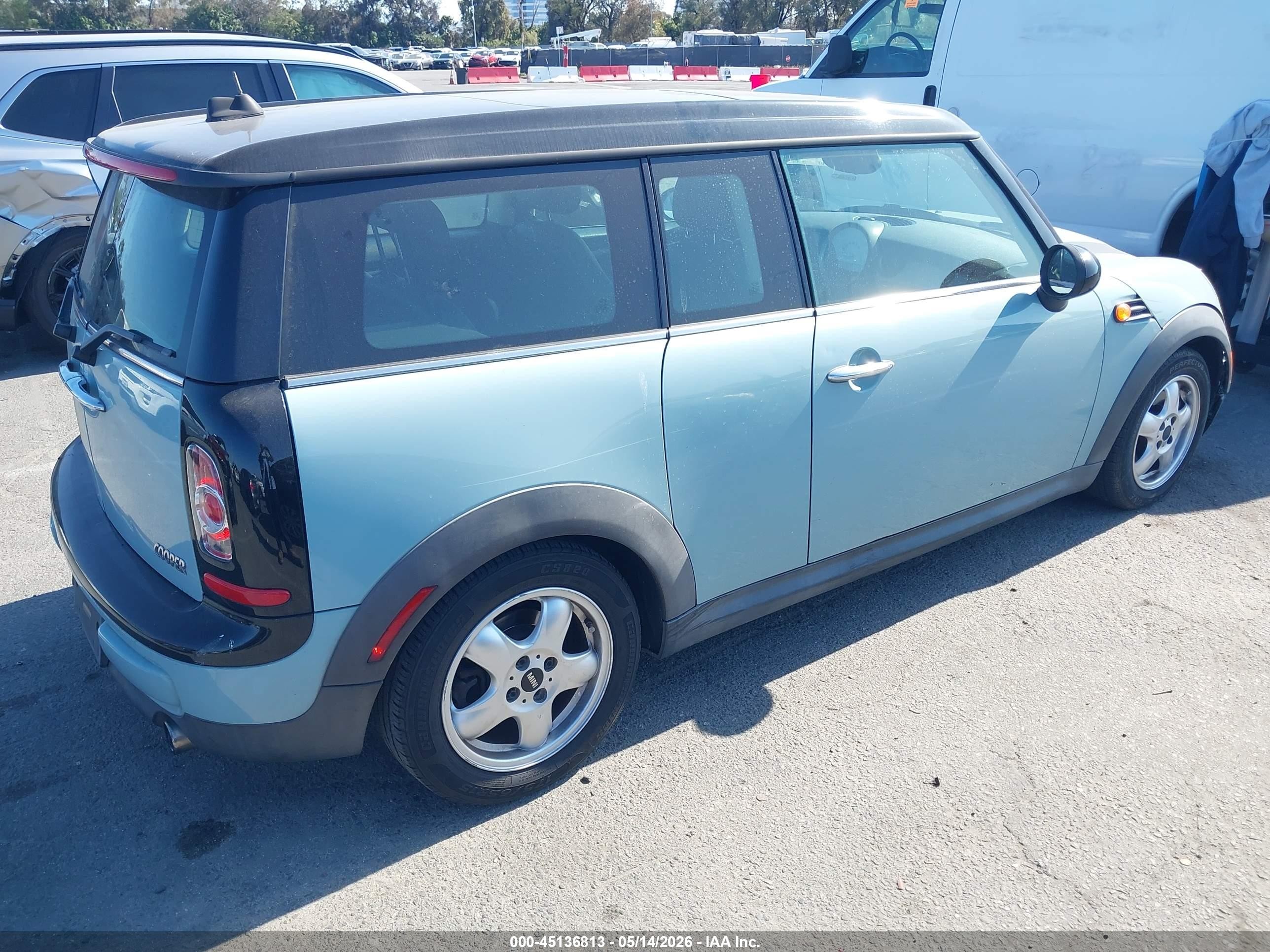 2012 Mini Cooper Clubman   Green vin: WMWZF3C57CT488880