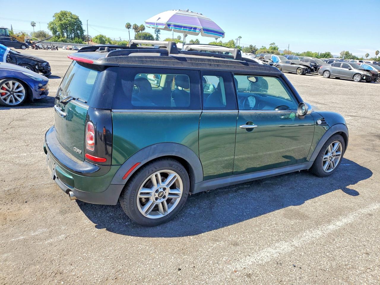 2014 Mini Cooper Clubman Green vin: WMWZF3C59ET493274